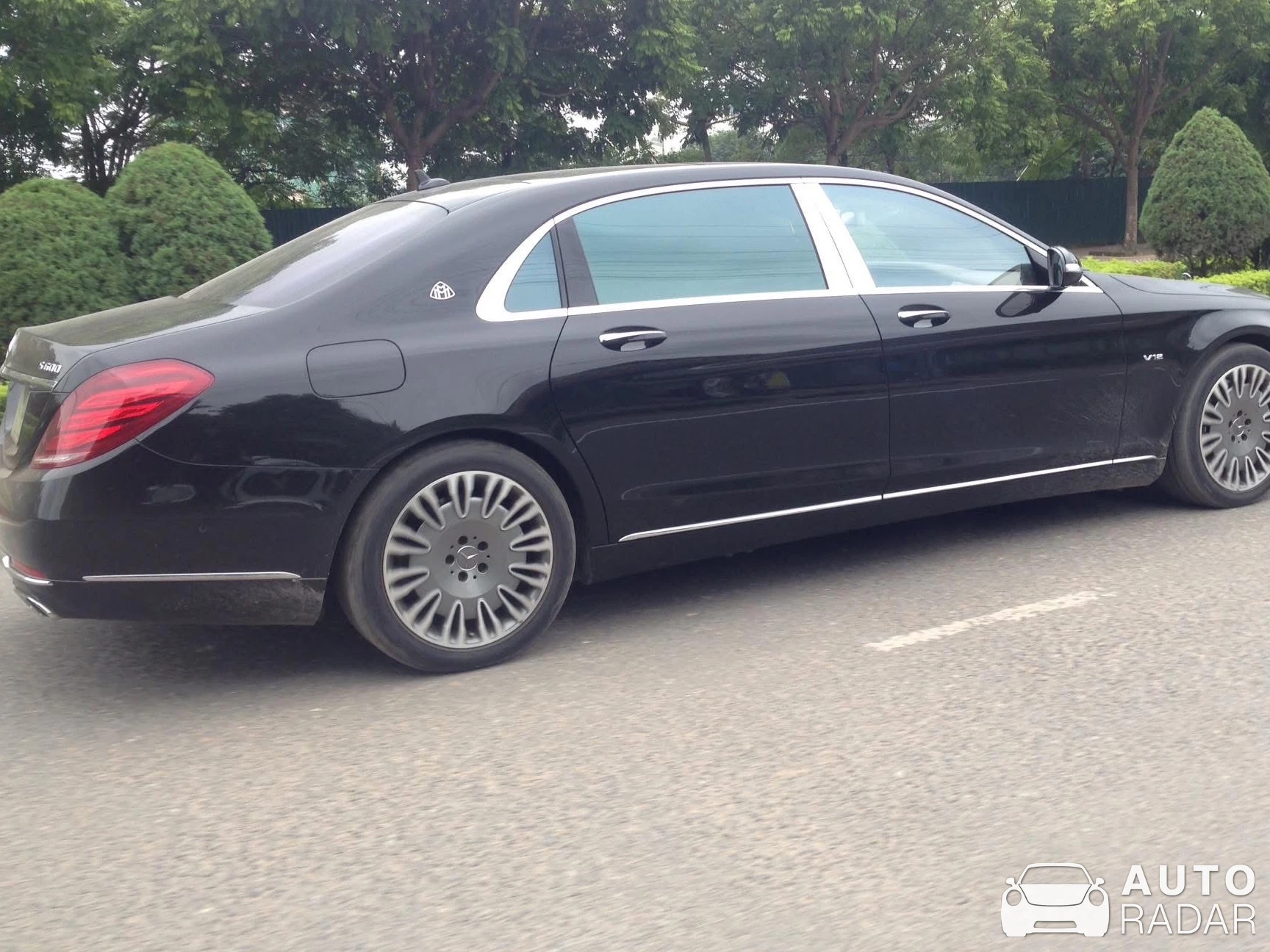 Mercedes-Maybach S 600 spotted in Vĩnh Phúc