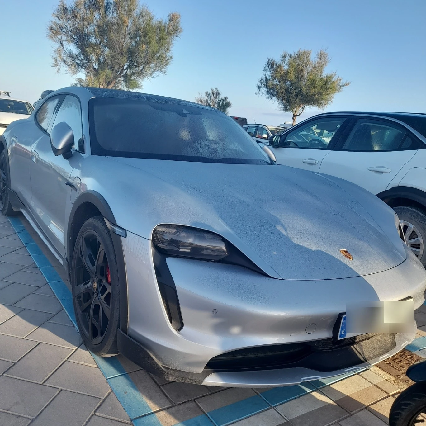 Porsche Taycan Turbo S spotted in Illes Balears, España