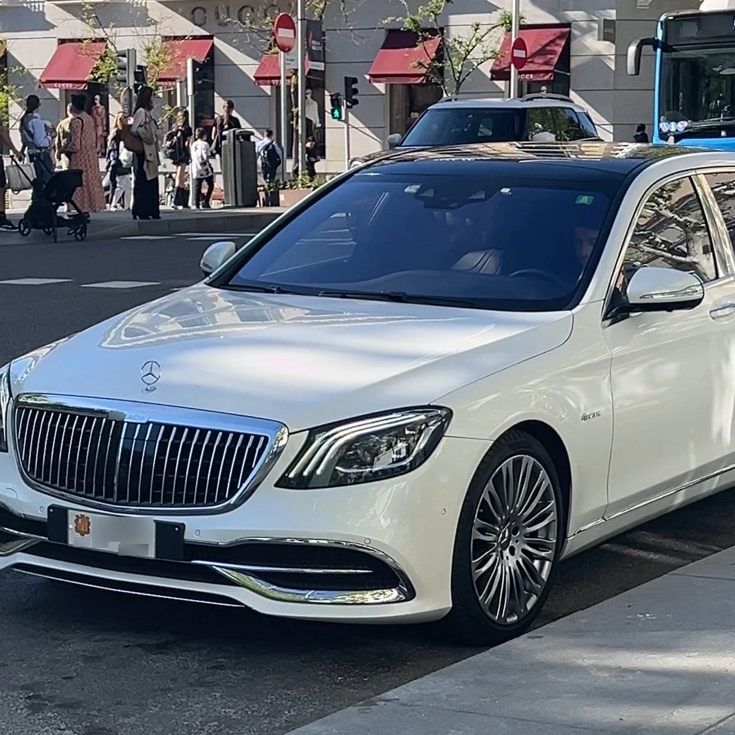 Mercedes-Maybach S 650 spotted in Madrid, España