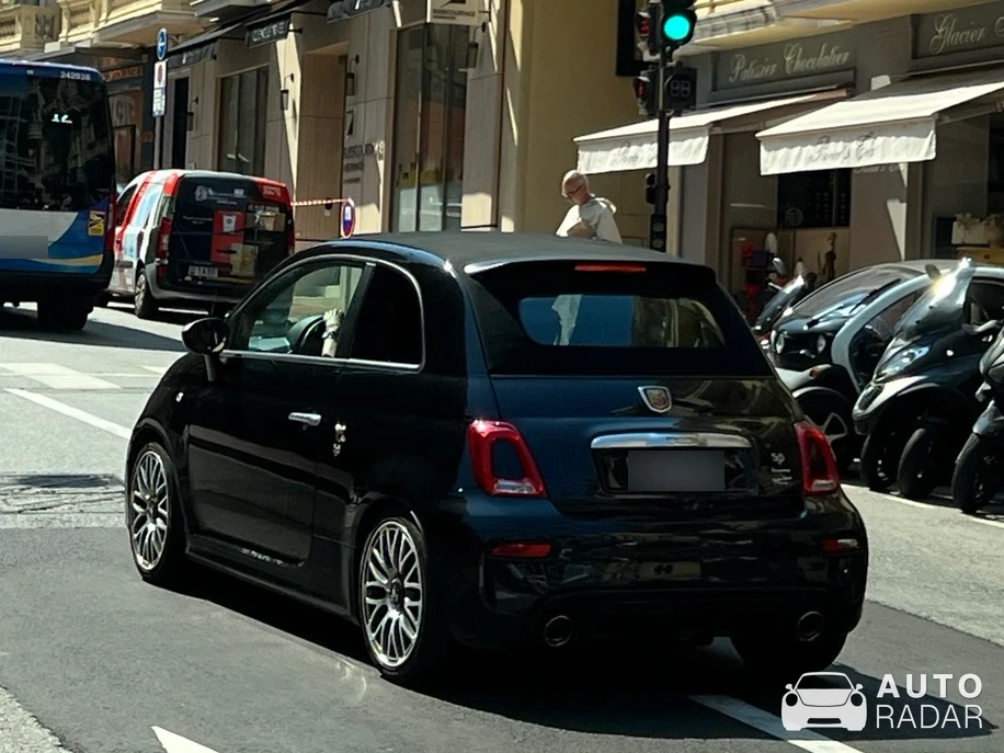 Abarth 595 spotted in Beausoleil