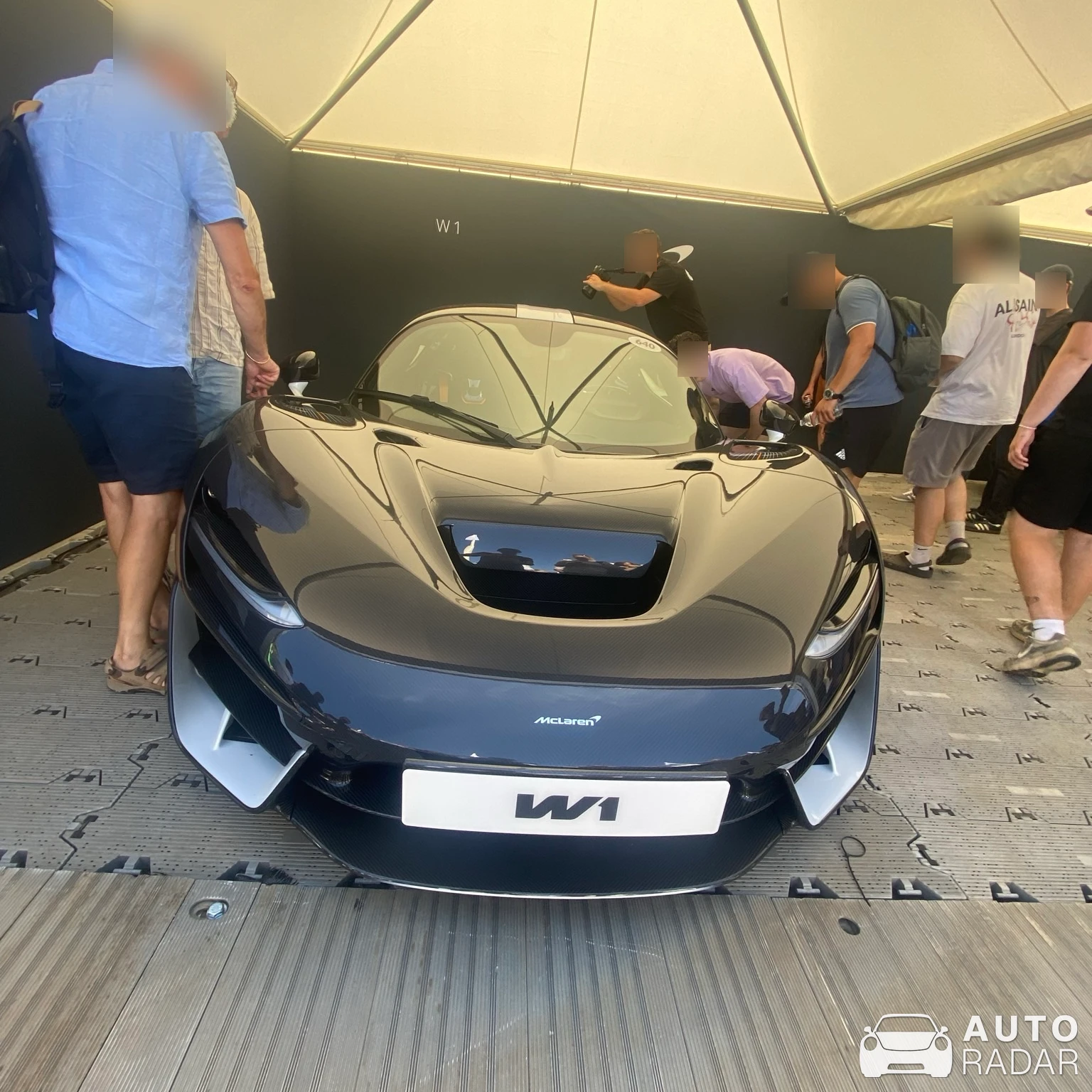 McLaren W1 spotted in Worthing