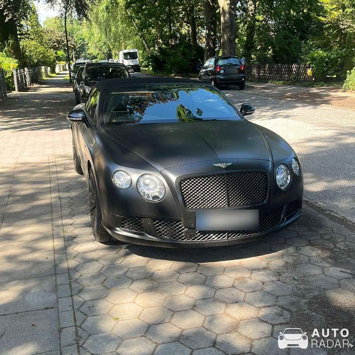 Bentley Continental GT spotted in Hamburg