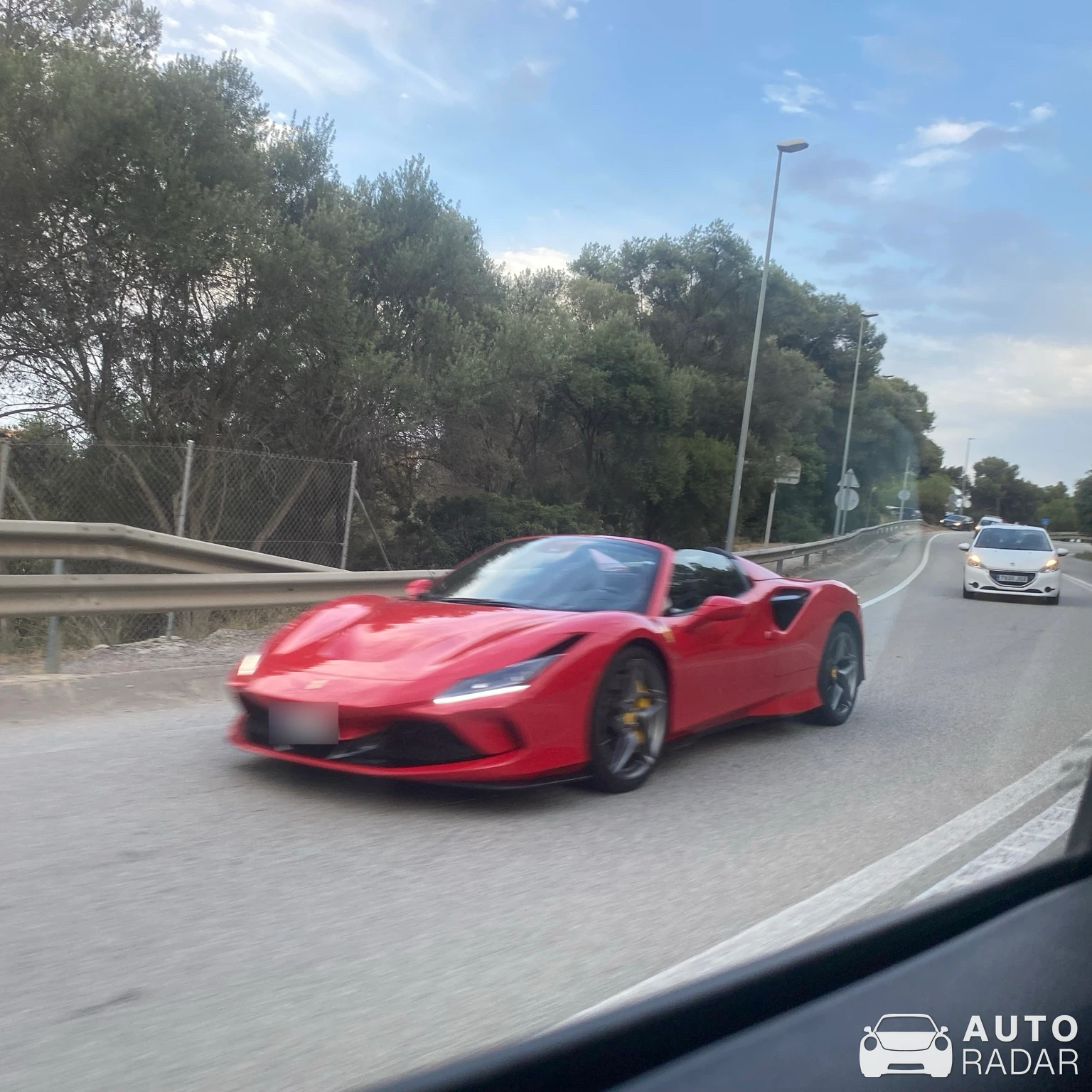 Ferrari F8 Spider spotted in Castelldefels