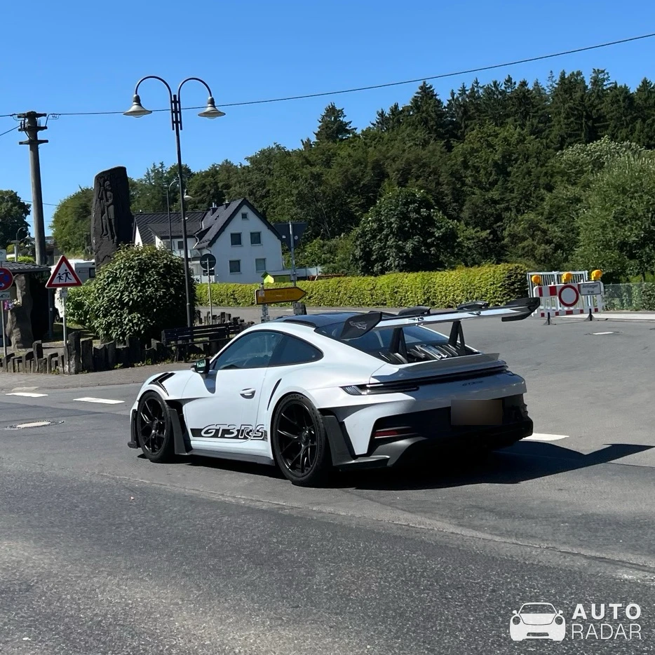 Porsche 992 GT3 RS MkI Weissach Package spotted in Herschbroich