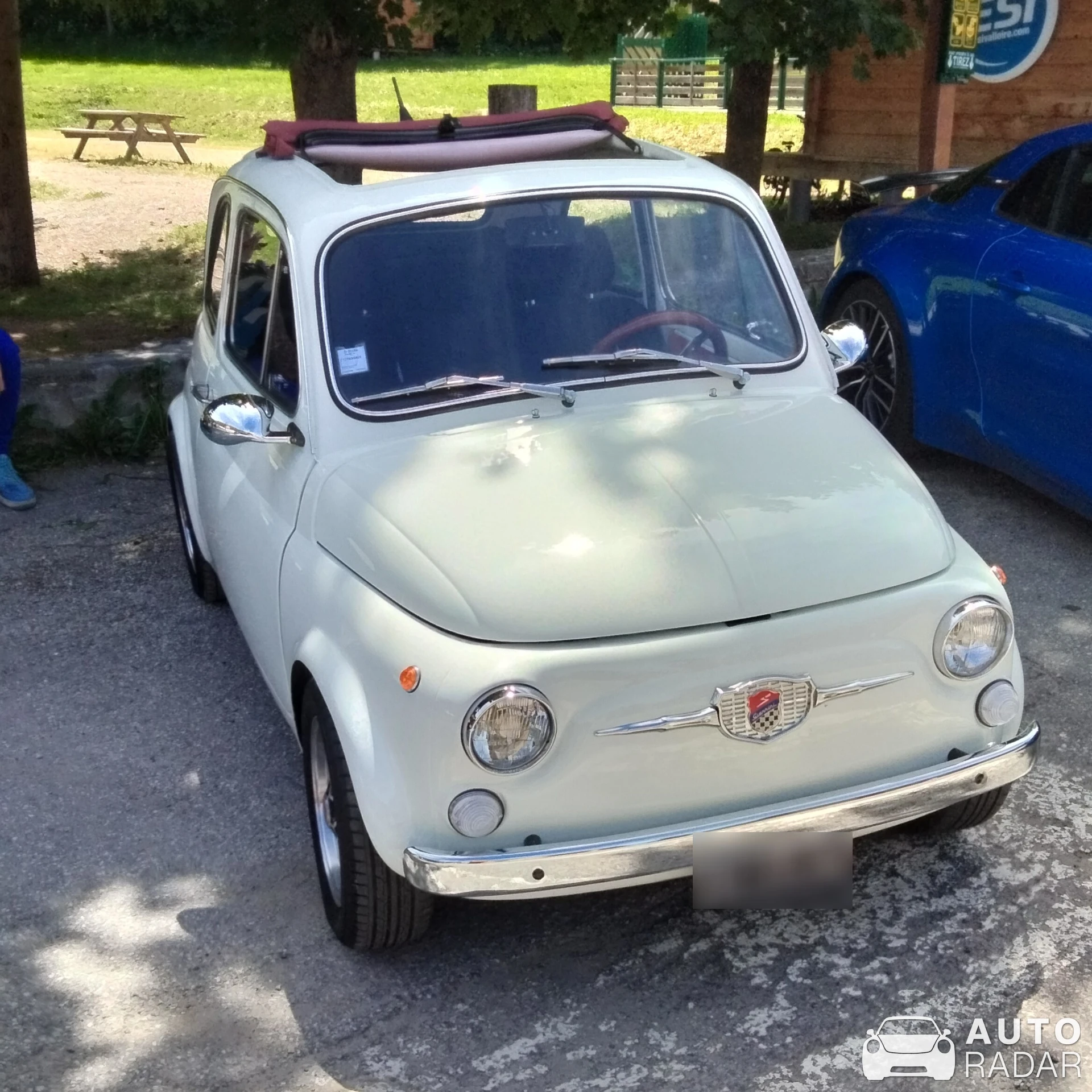 Fiat Abarth 595 Giannini spotted in Valloire