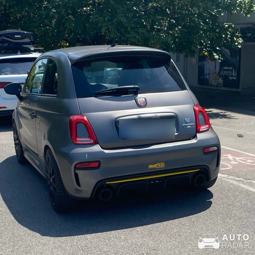 Abarth 595 Pista spotted in Kozina