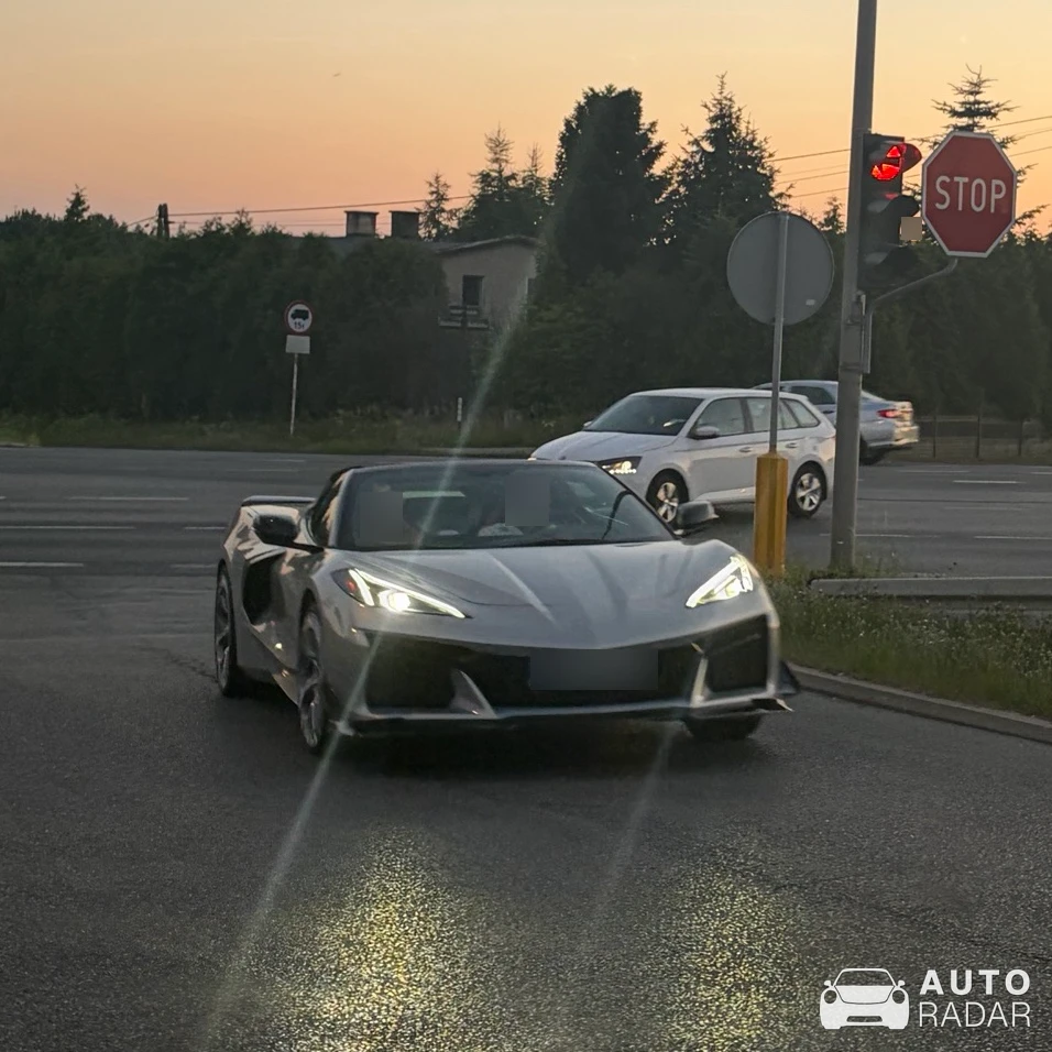 Chevrolet Corvette C8 Z06 Convertible spotted in Tychy