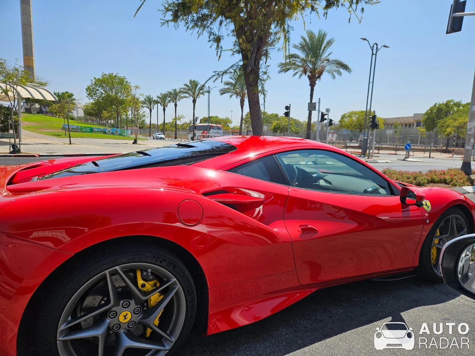 Ferrari F8 Tributo spotted in Herzliya