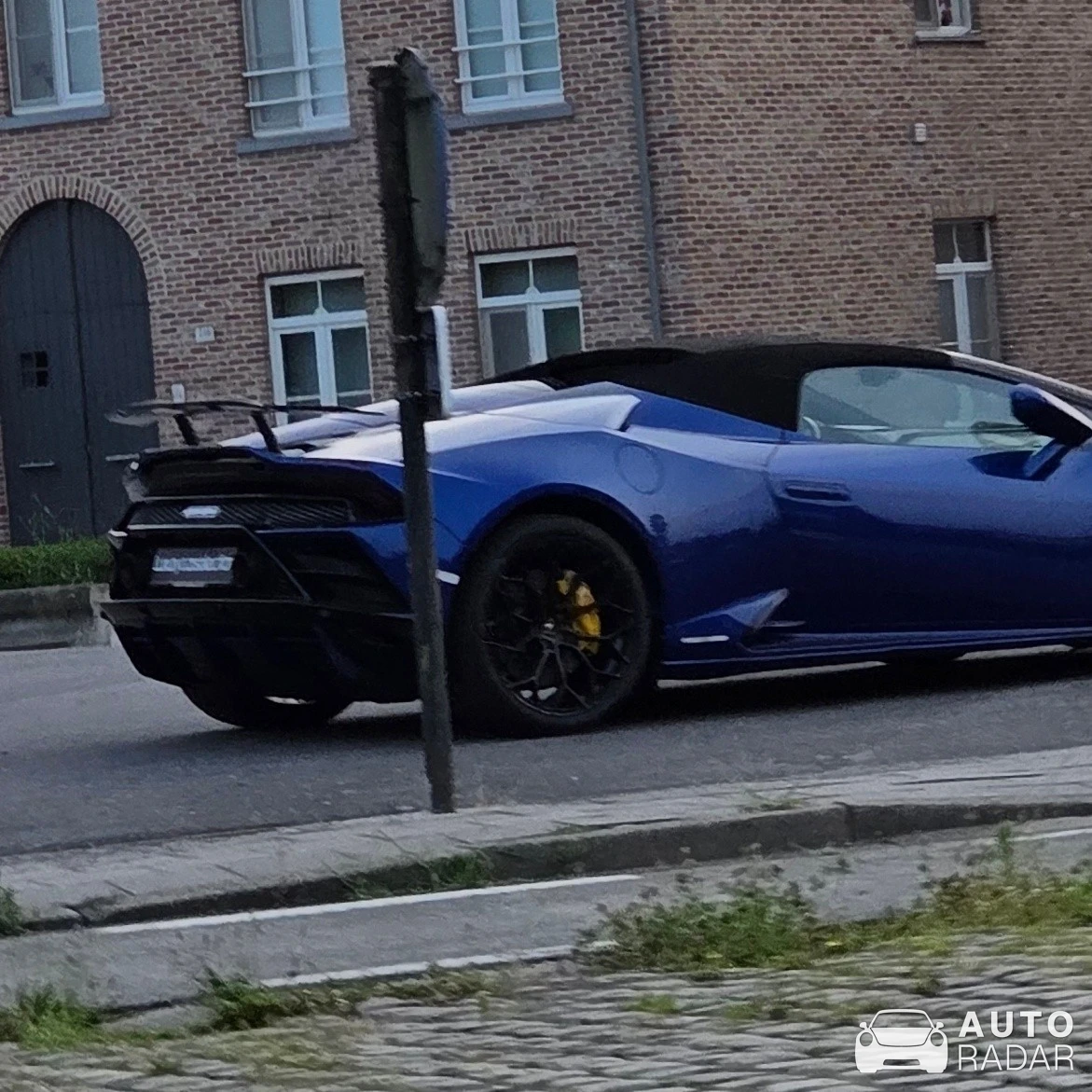 Lamborghini Huracán LP640-4 Performante Spyder spotted in Antwerp
