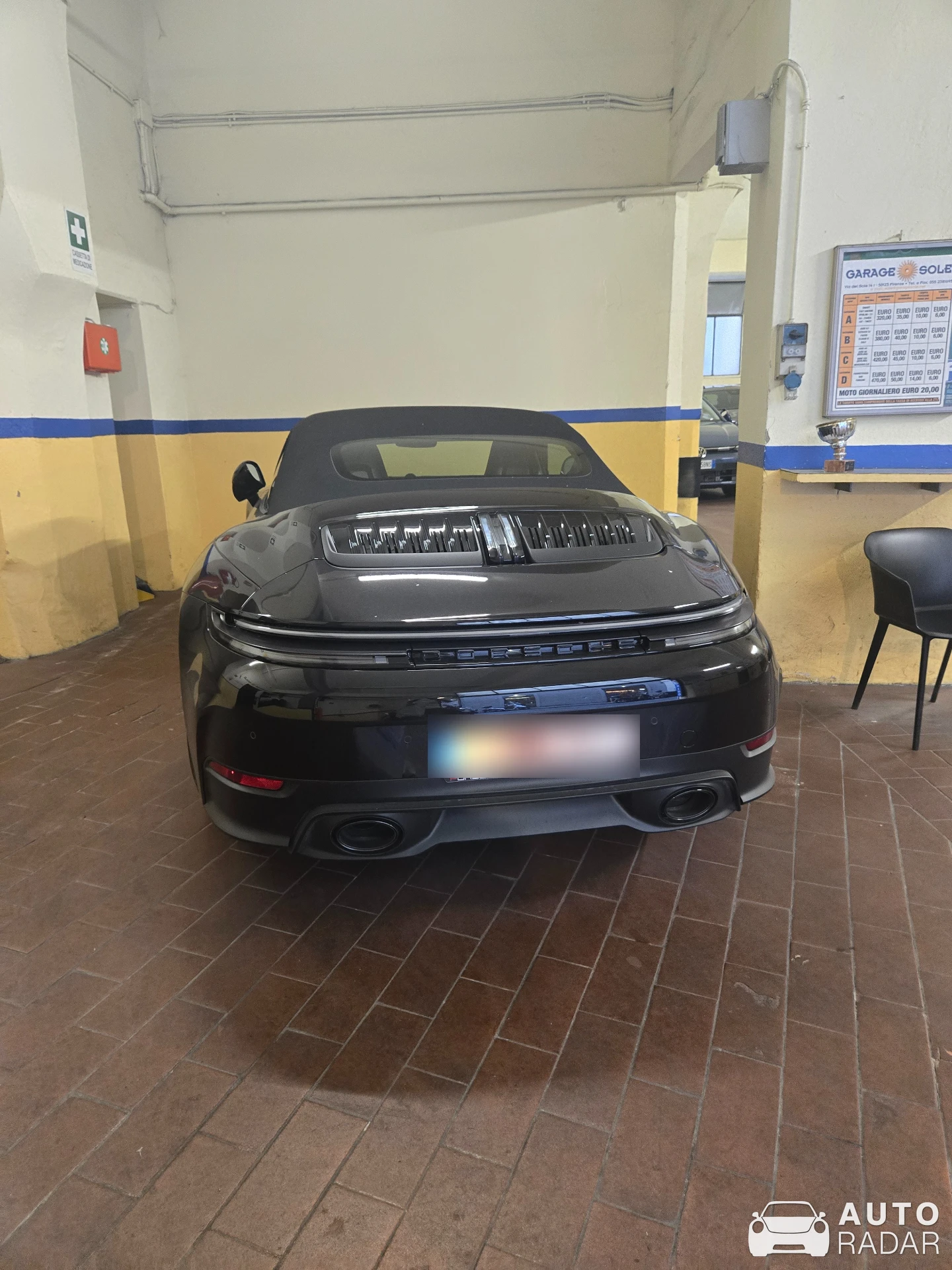 Porsche 992 Carrera Cabriolet MkI spotted in Florence