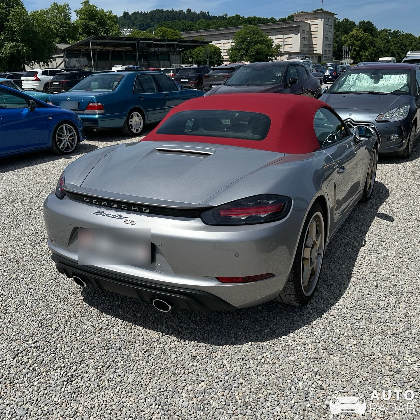 Porsche 718 Boxster 25 Years spotted in Luzern