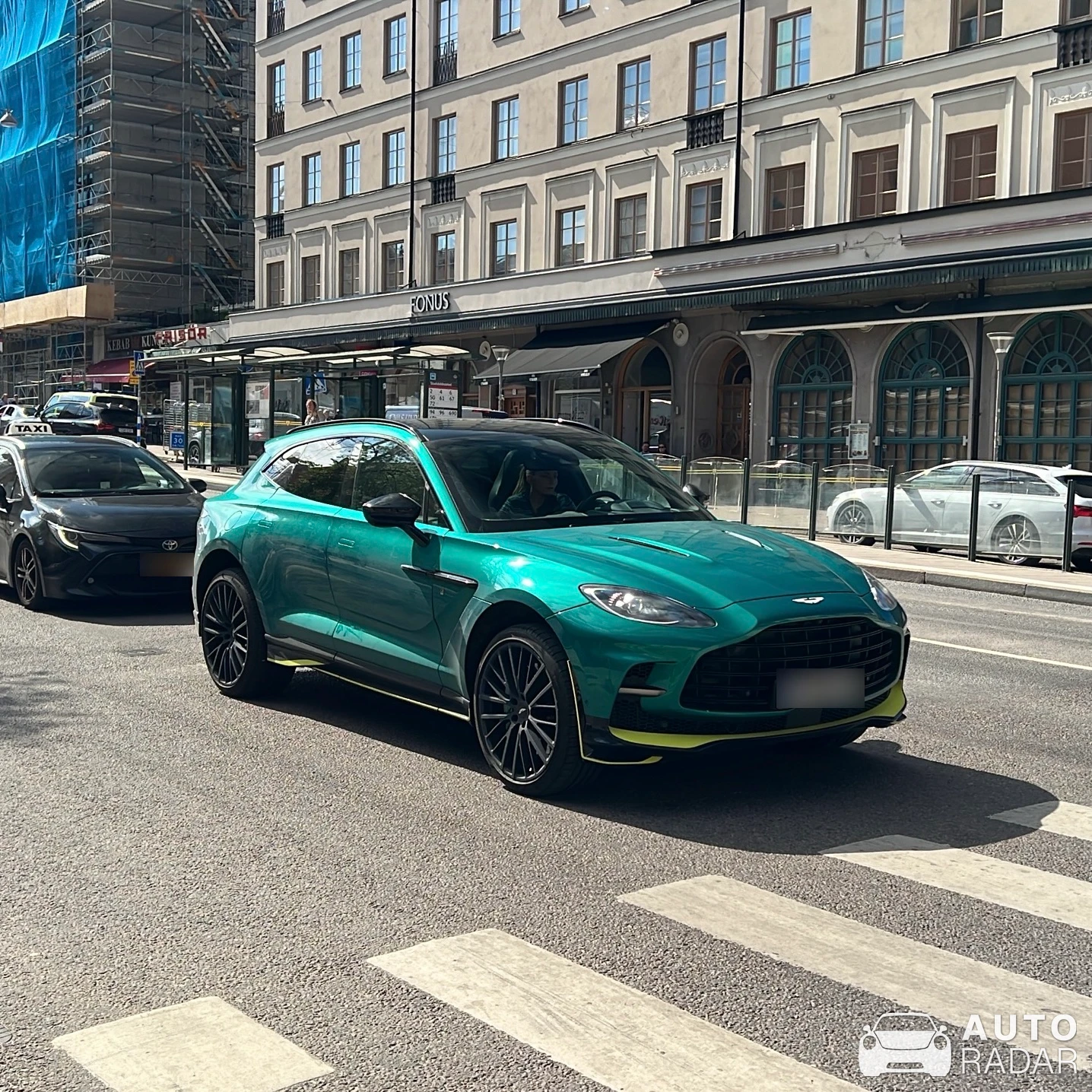 Aston Martin DBX707 AMR23 Edition spotted in Stockholm