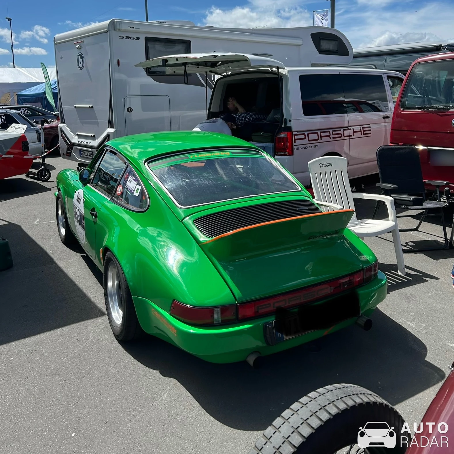 Porsche 911 Carrera RS 3.0 spotted in Nürburg