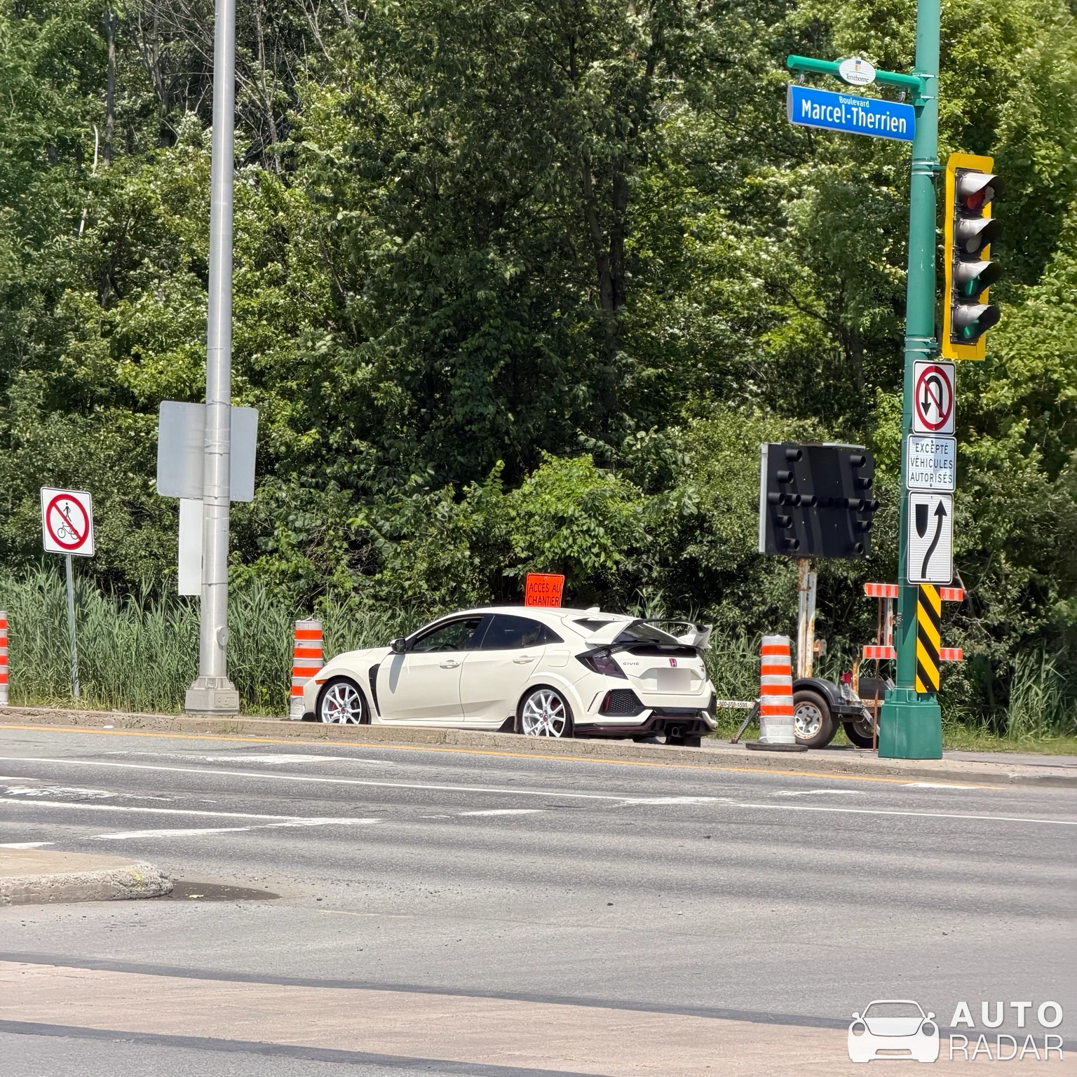 Honda Civic Type R FK8 spotted in Terrebonne
