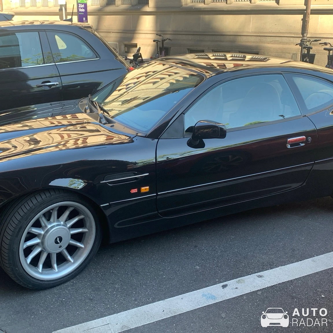 Aston Martin DB7 spotted in Zürich