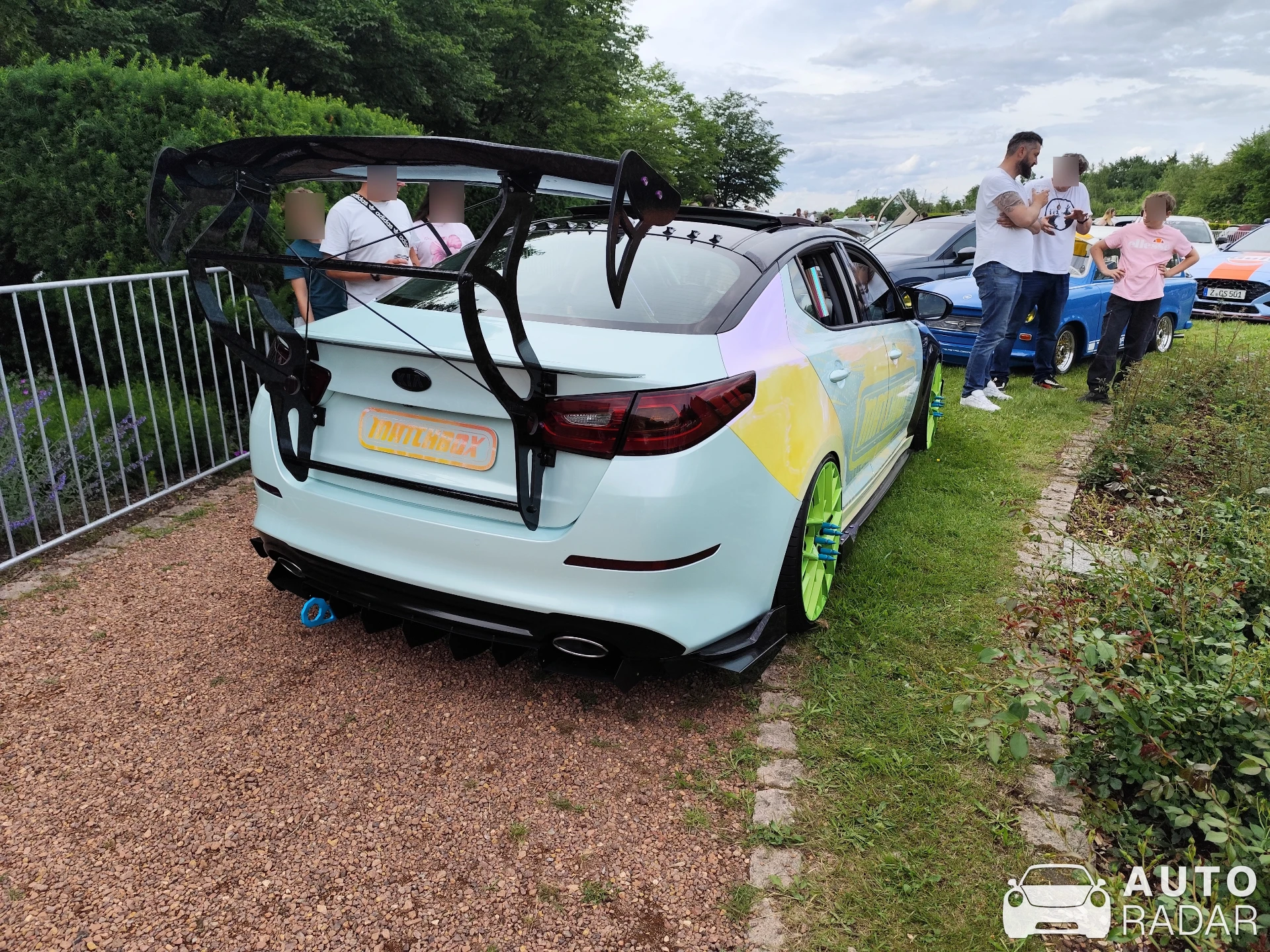 Kia Optima spotted in Lichtenstein