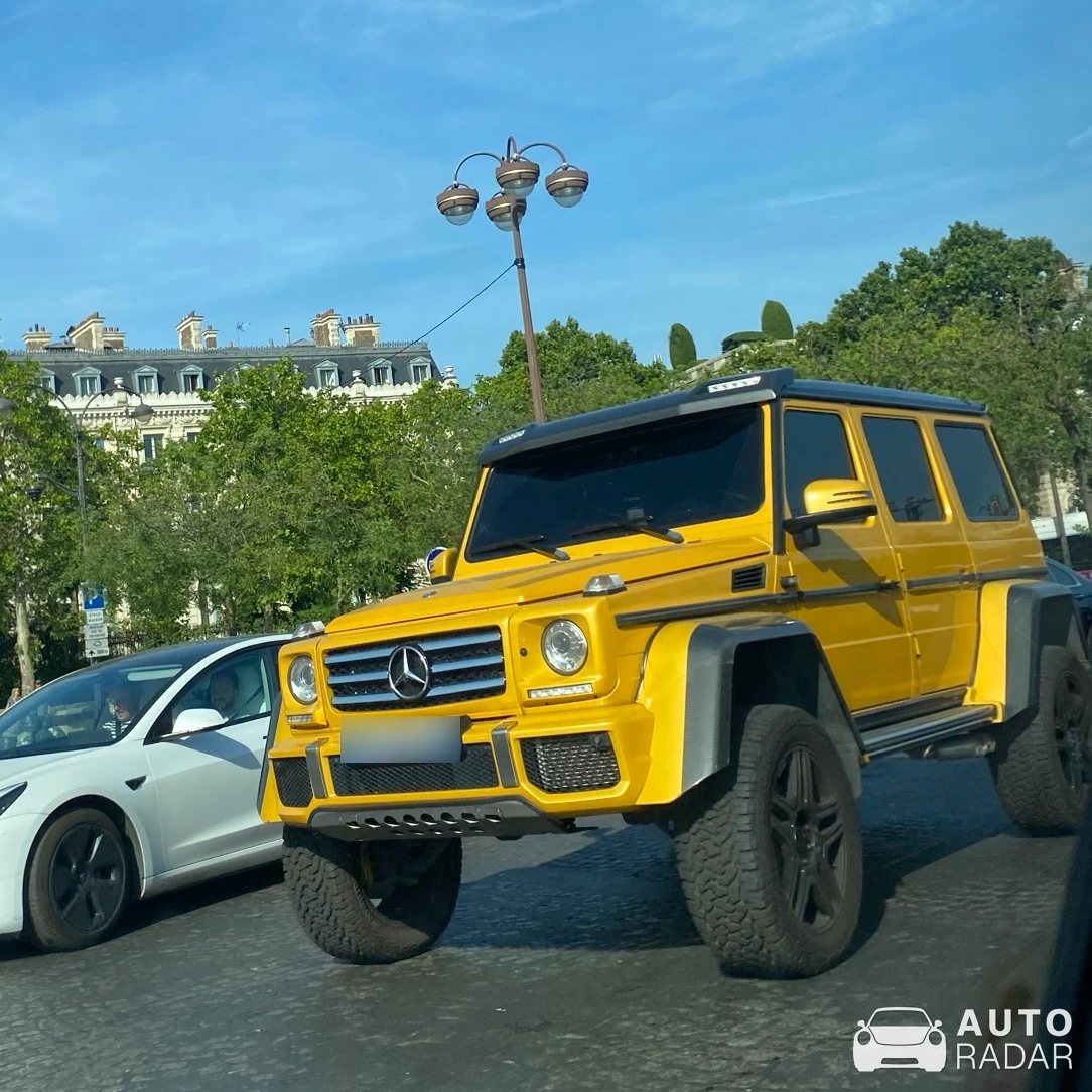 Mercedes-AMG G 63 4x4² W463 spotted in Paris