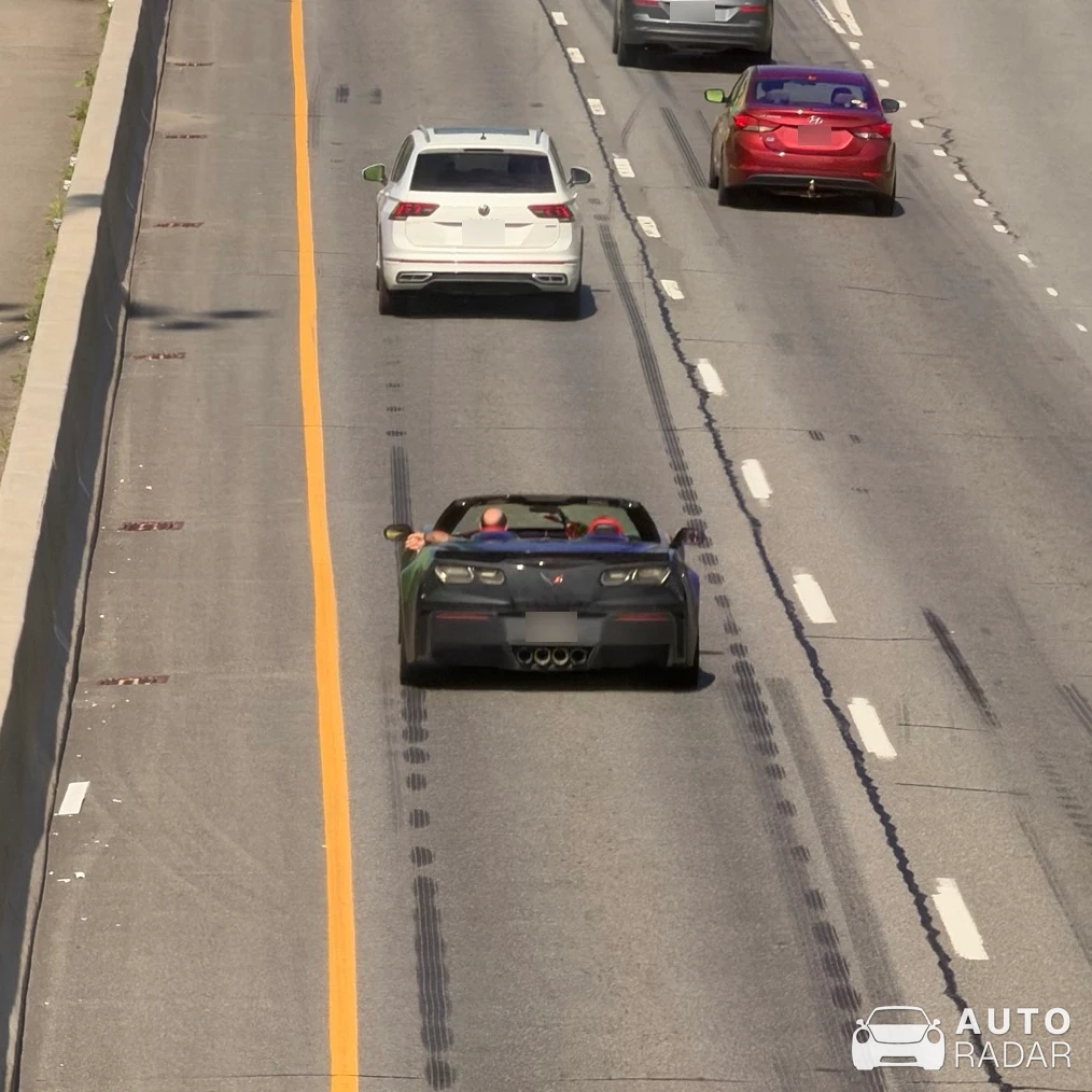 Chevrolet Corvette C7 Stingray Convertible spotted in Terrebonne
