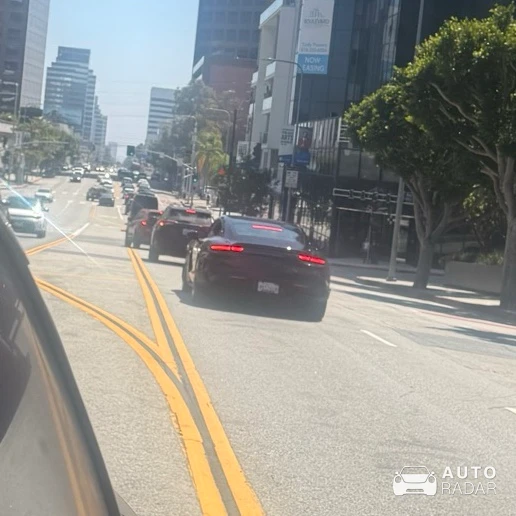 Porsche Taycan Turbo GT spotted in Los Angeles