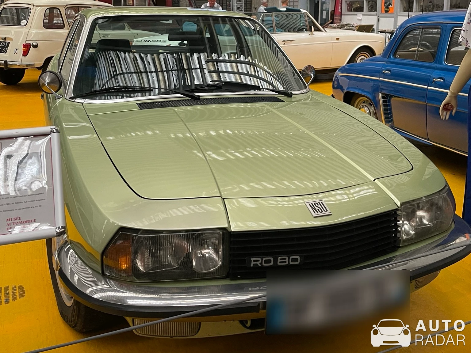 NSU Ro 80 spotted in Bois-de-Haye