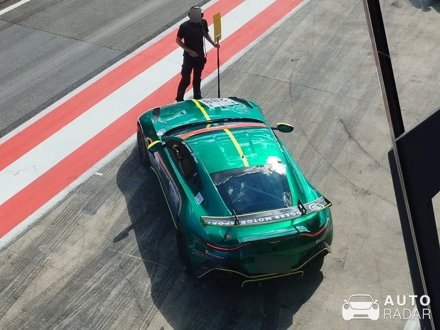 Aston Martin V8 Vantage GT4 spotted in Spielberg