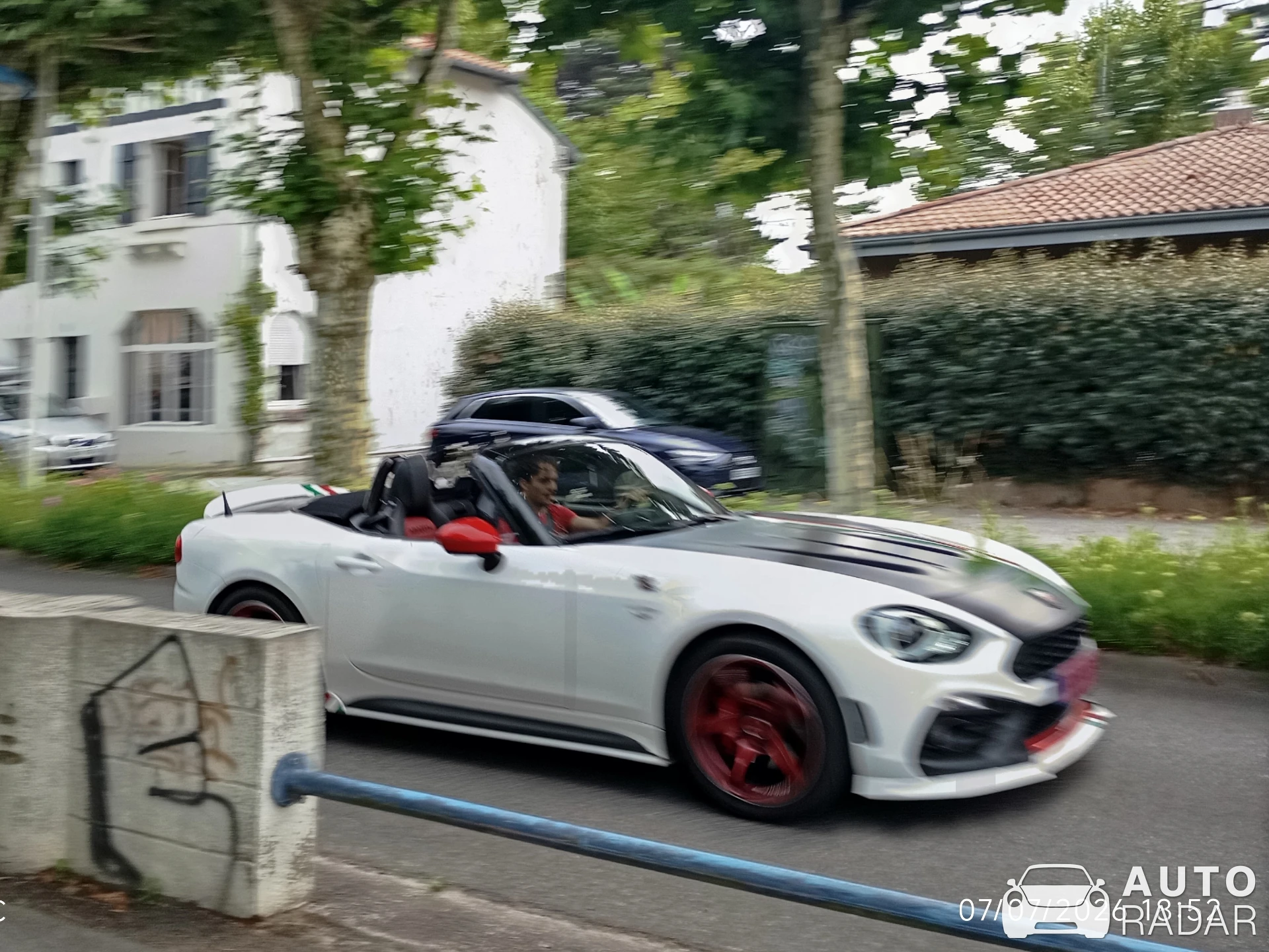 Abarth 124 spotted in Capbreton