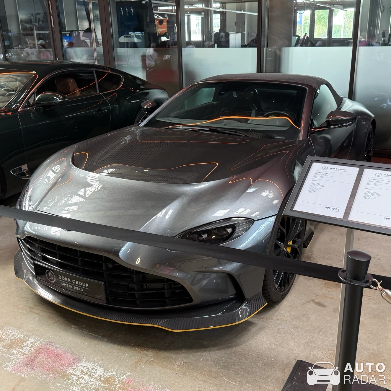 Aston Martin V12 Vantage Roadster spotted in München