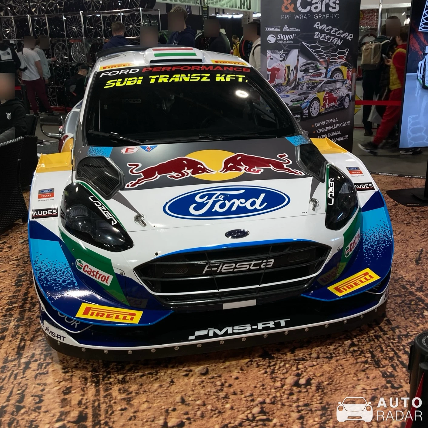 Ford Fiesta WRC spotted in Budapest