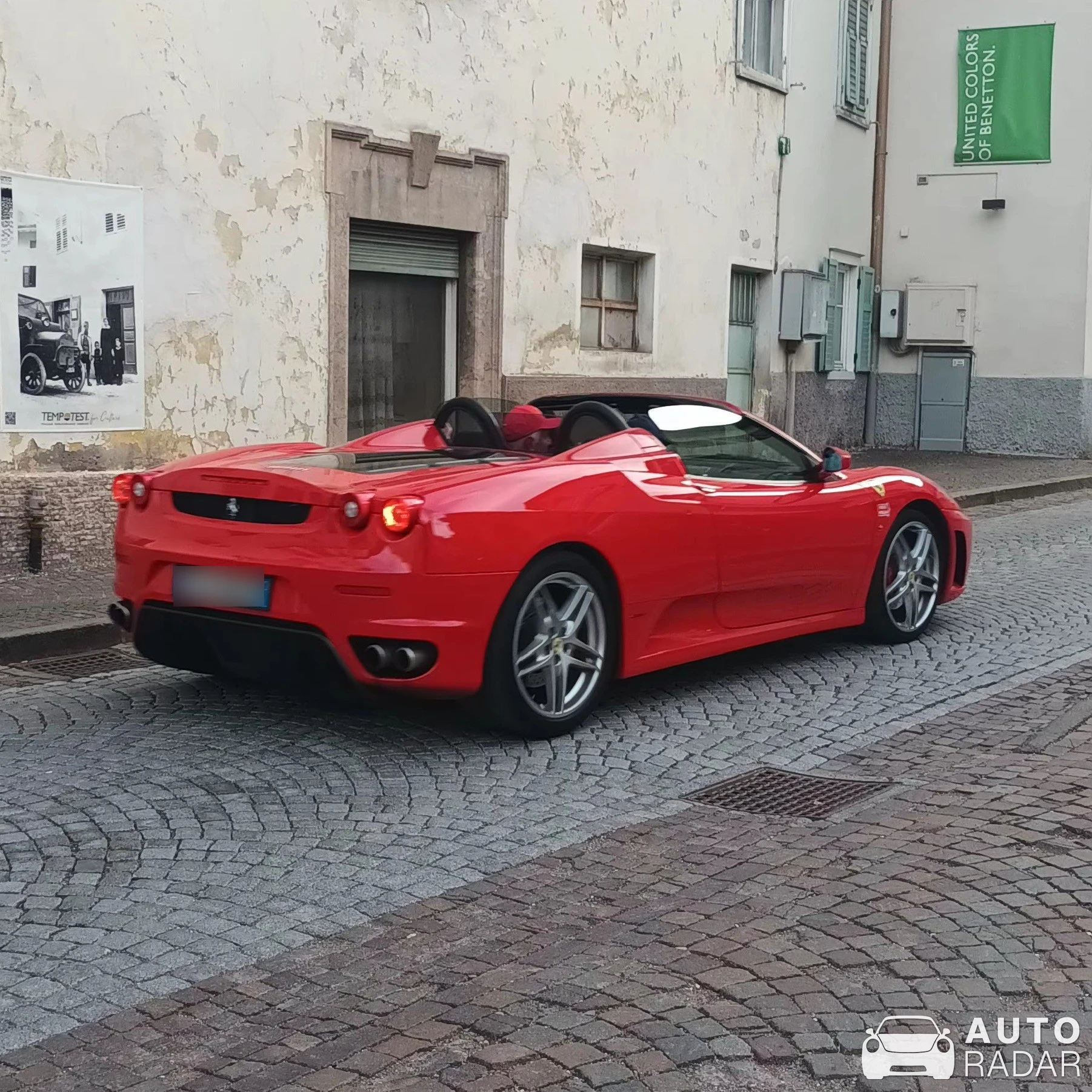 Ferrari F430 Spider spotted in Moena, Italy