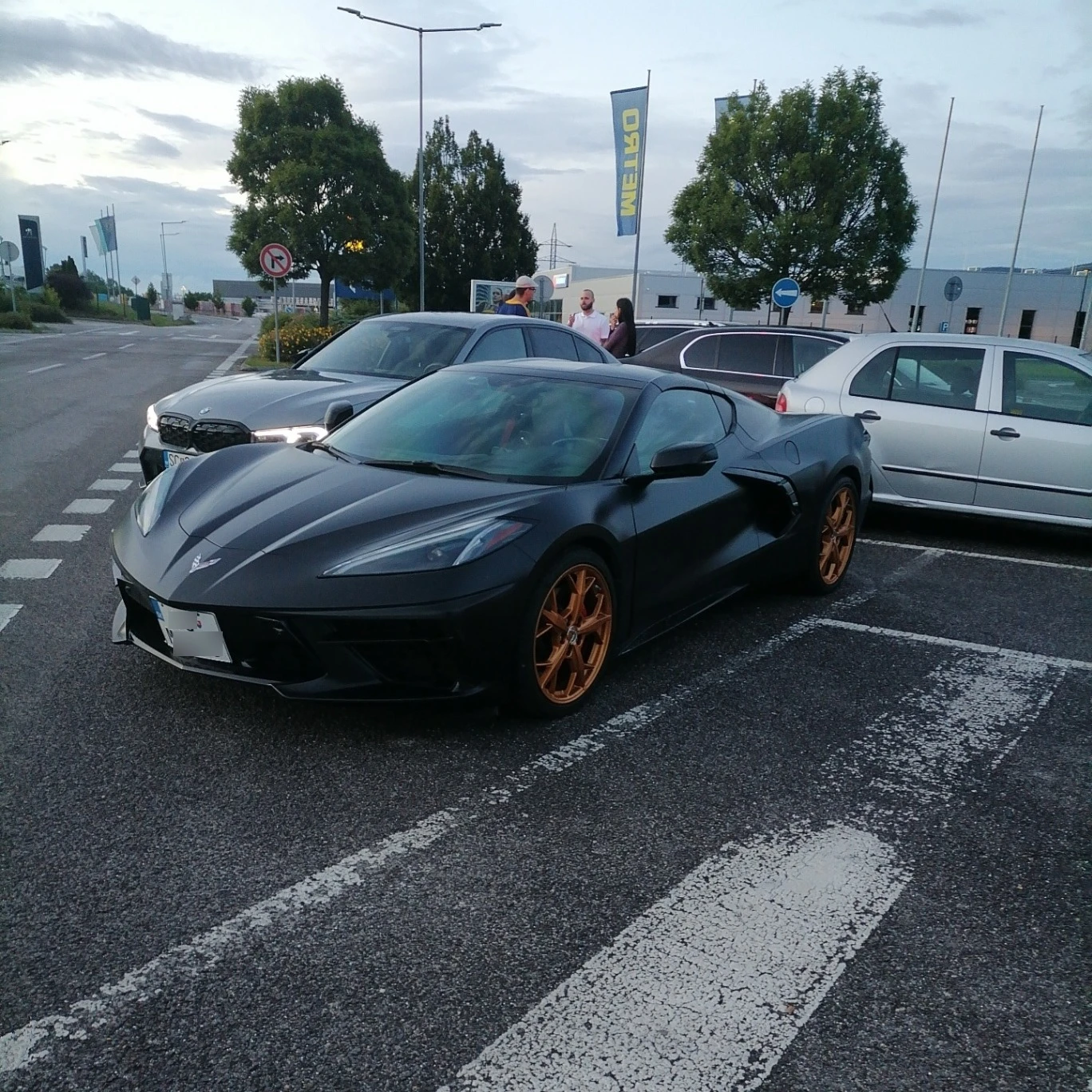 Chevrolet Corvette C8 spotted in Nitra, Slovensko
