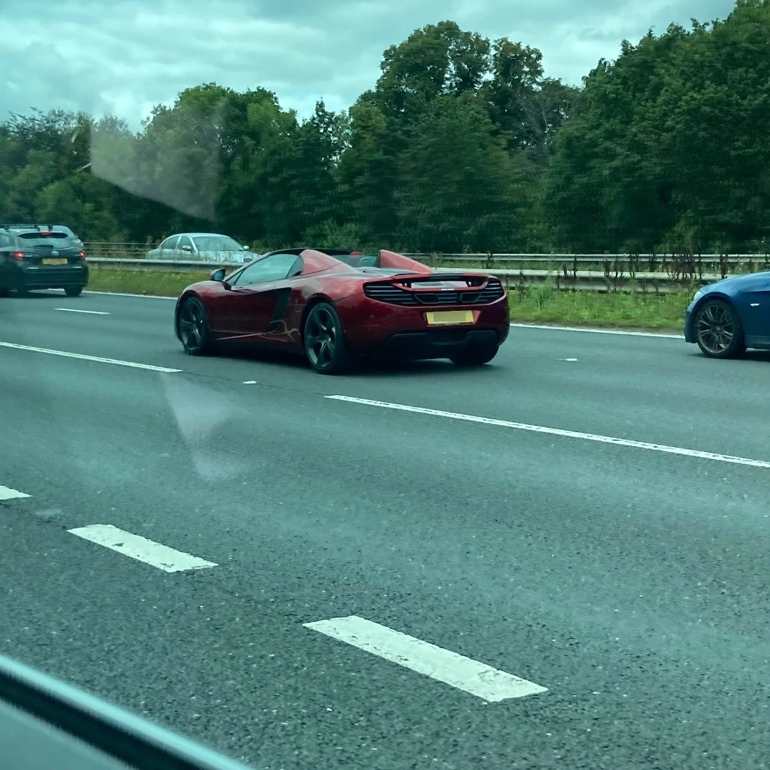 McLaren 12C Spider spotted in Cadnam, United Kingdom
