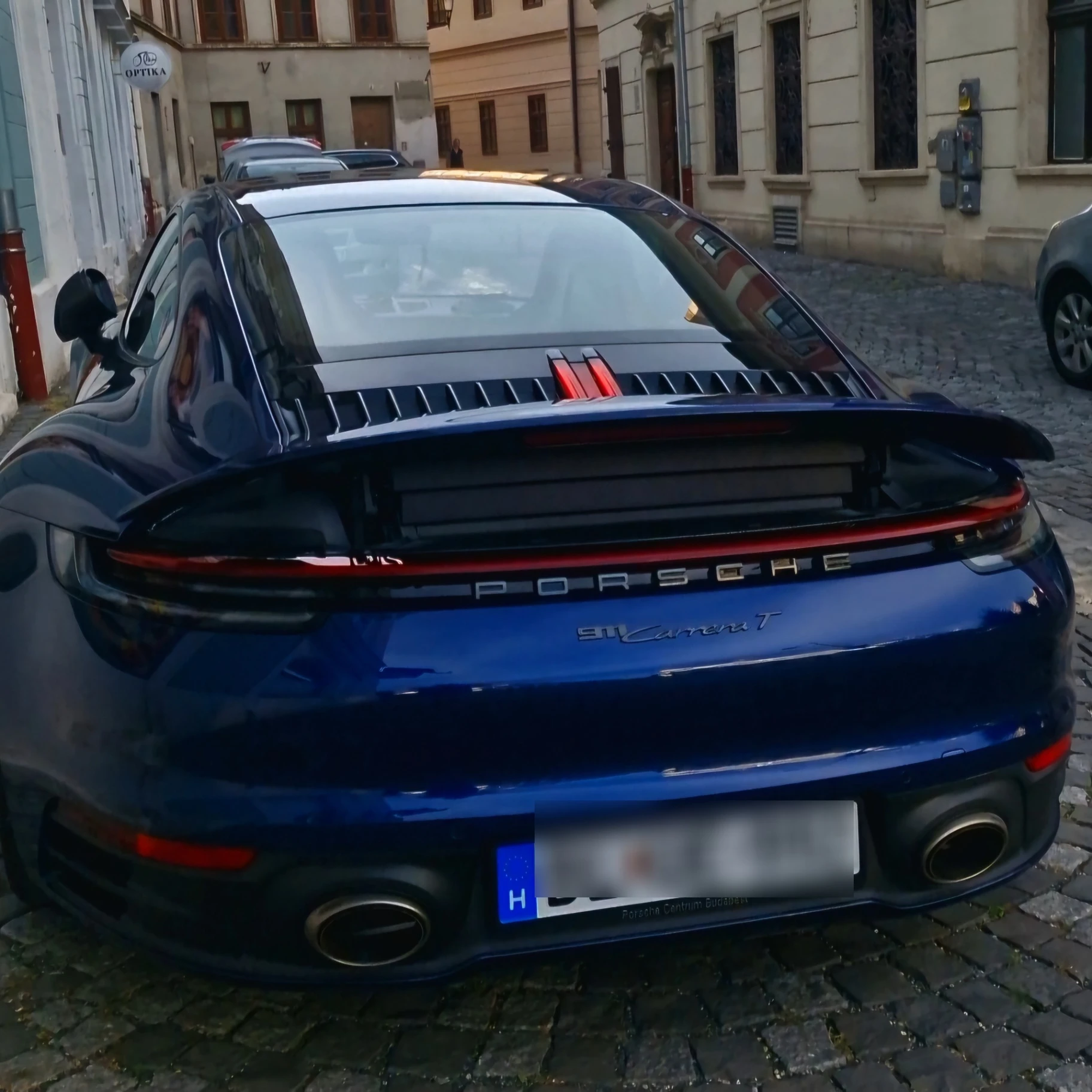 Porsche 992 Carrera T spotted in Sopron, Hungary