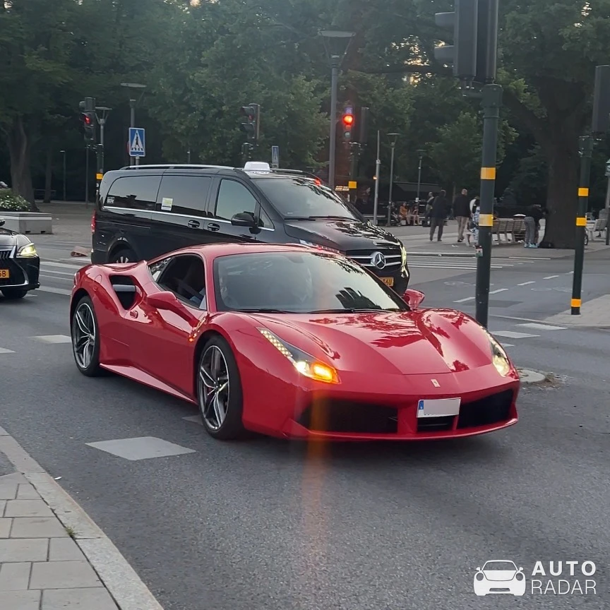 Ferrari 488 GTB spotted in Stockholm, Sweden