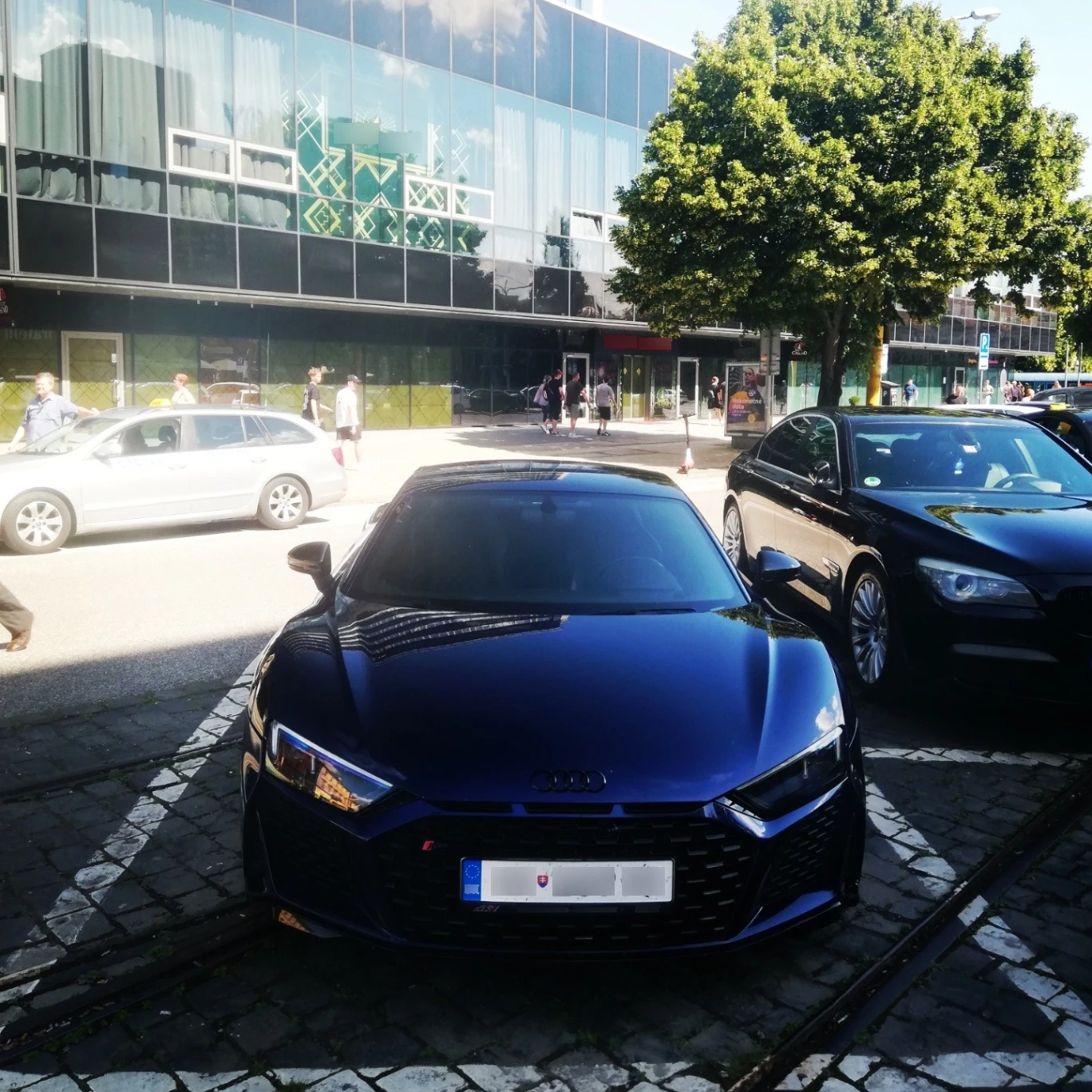Audi R8 V10 spotted in Košice, Slovensko