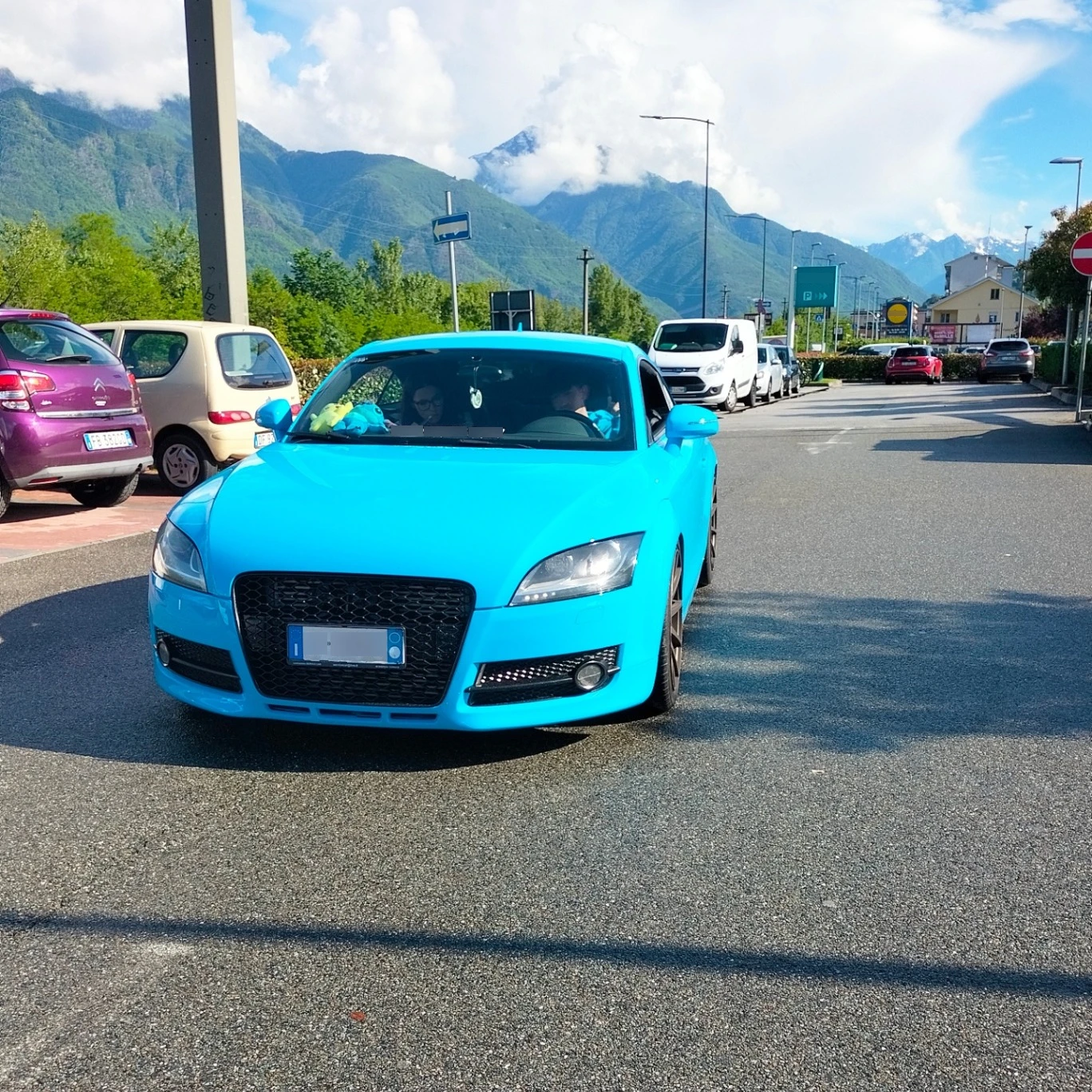 Audi TT spotted in Domodossola, Italia