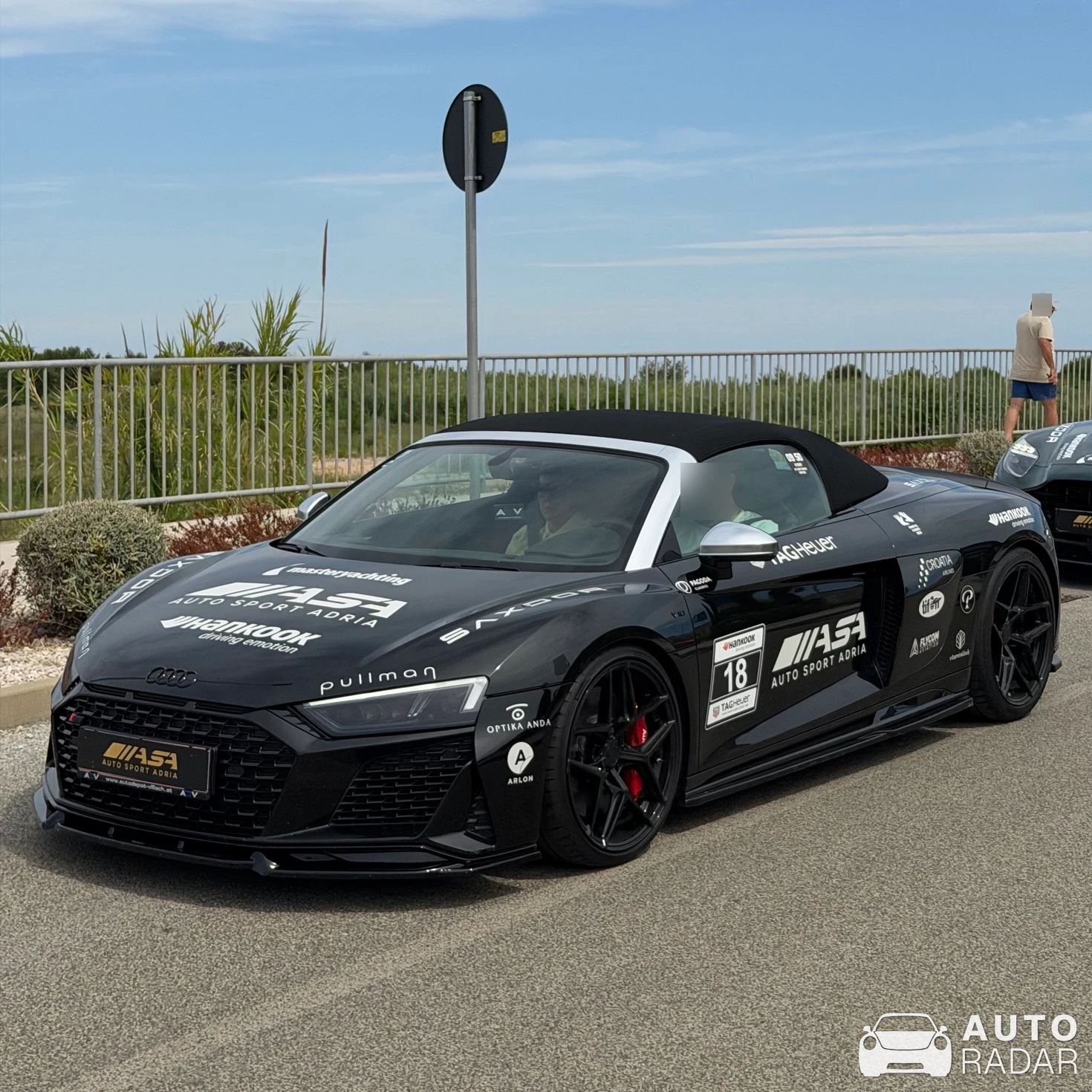 Audi R8 V10 Spyder Performance spotted in Savudrija