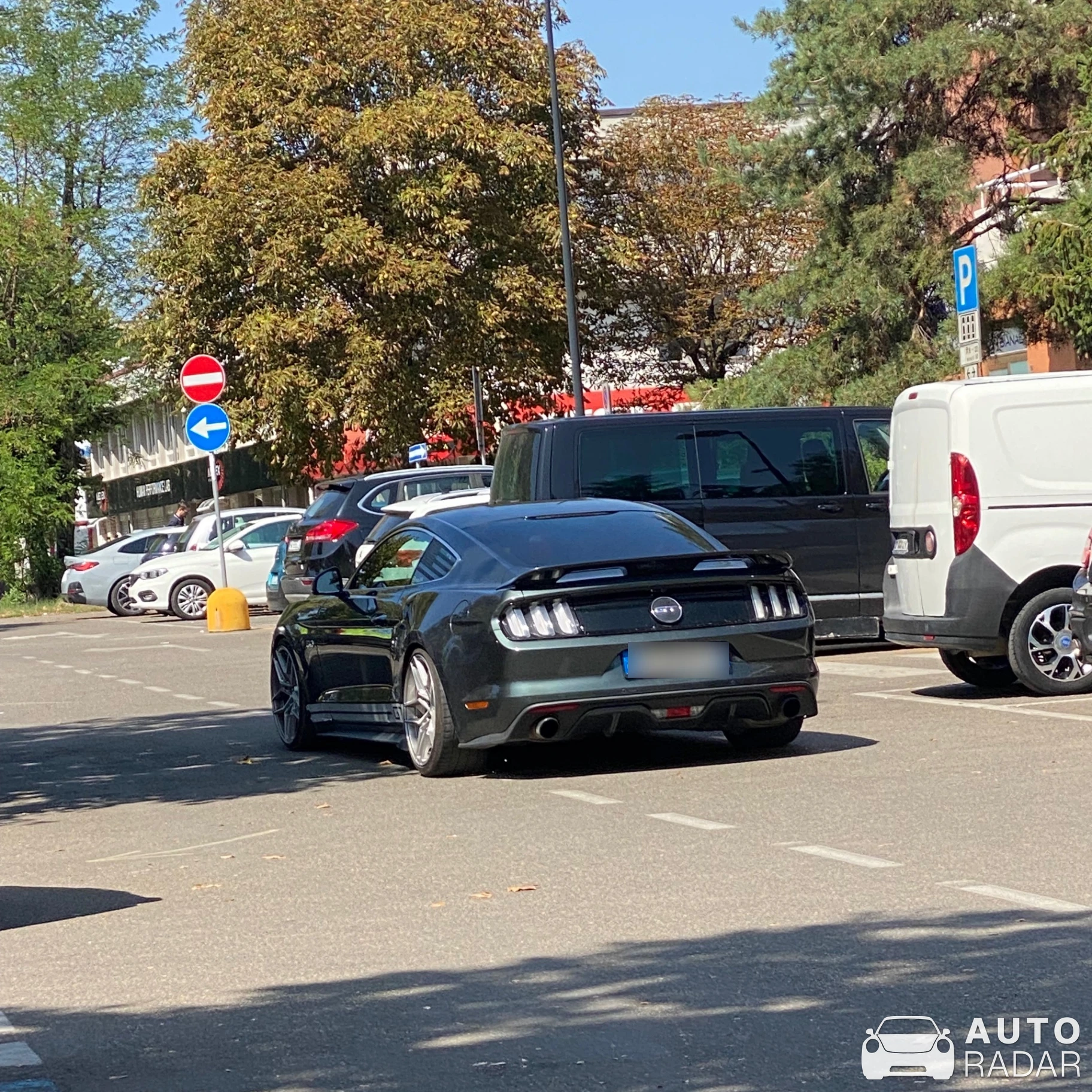Ford Mustang GT spotted in Maranello, Italy
