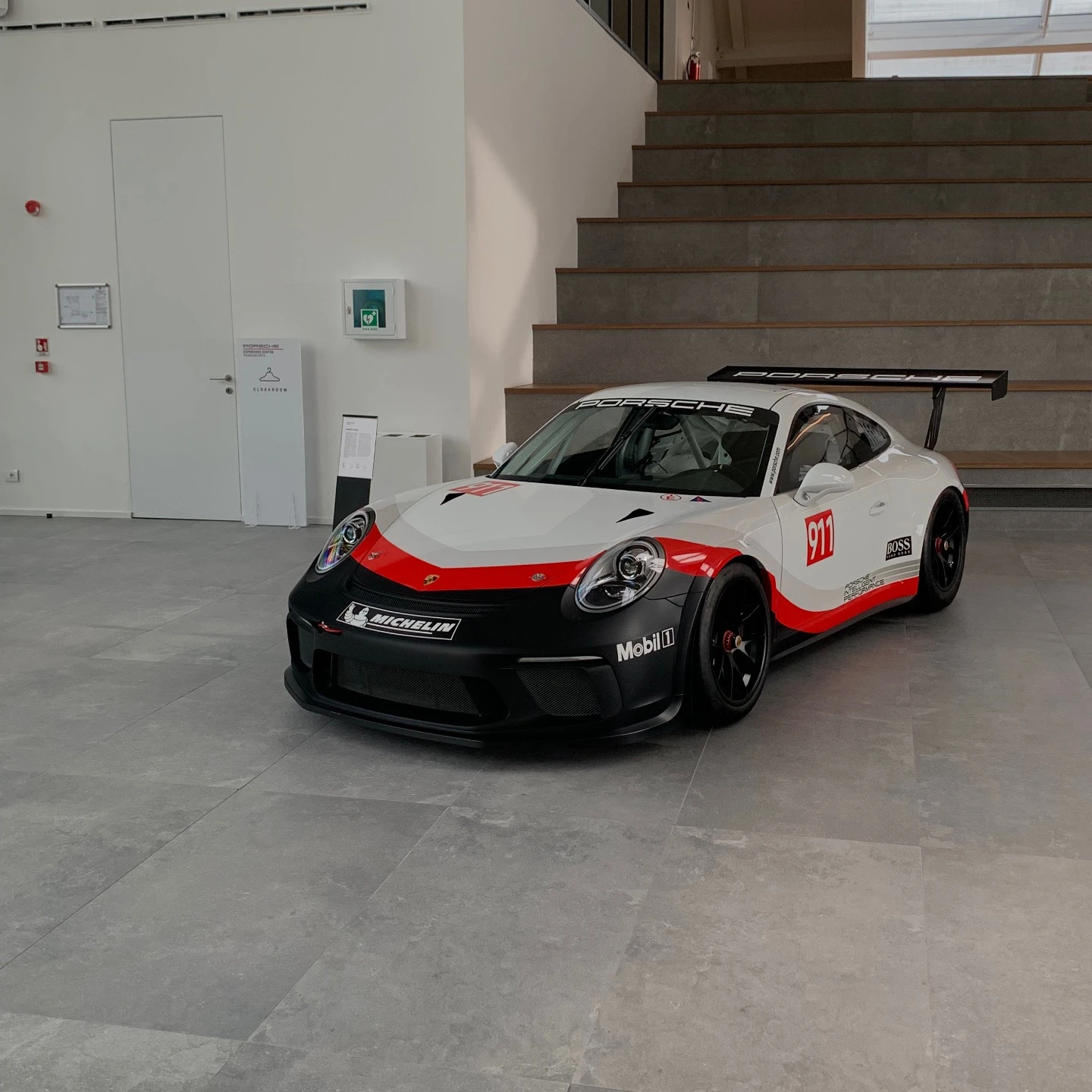 Porsche gt3 cup 911 spotted in Bargnana, Italia