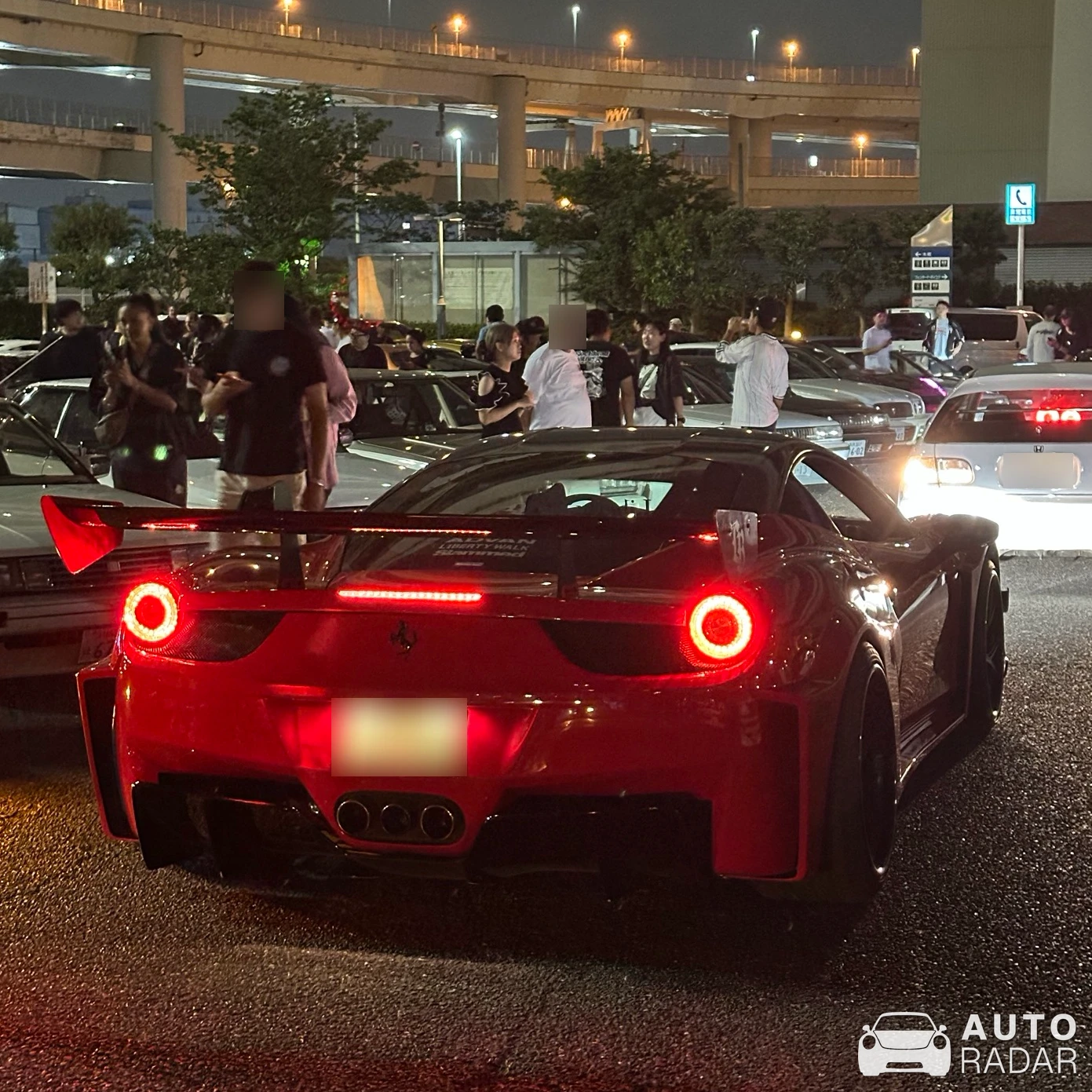 Ferrari 458 Italia Liberty Walk Widebody spotted in Yokohama