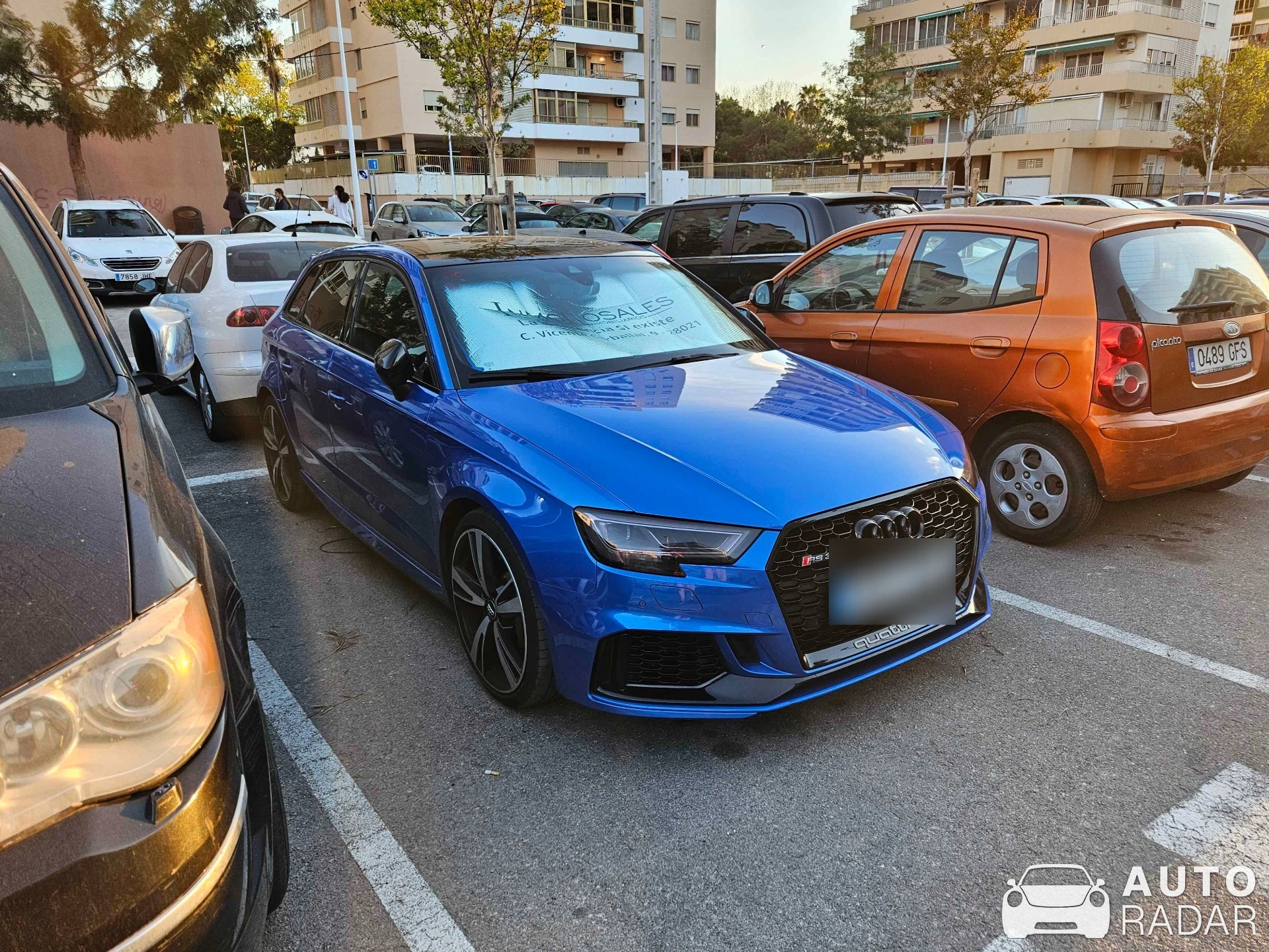 Audi RS3 Sportback 8V 2018 spotted in Cullera