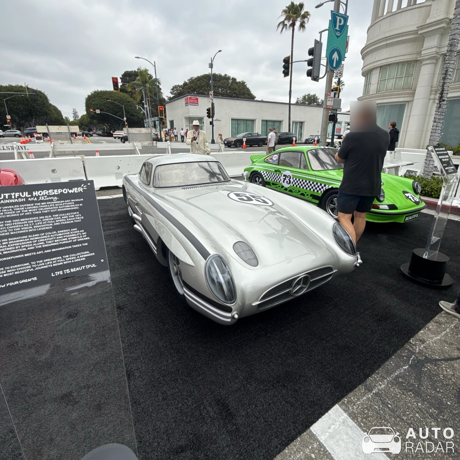 Mercedes-Benz 300SLR Uhlenhaut Coupé spotted in Beverly Hills