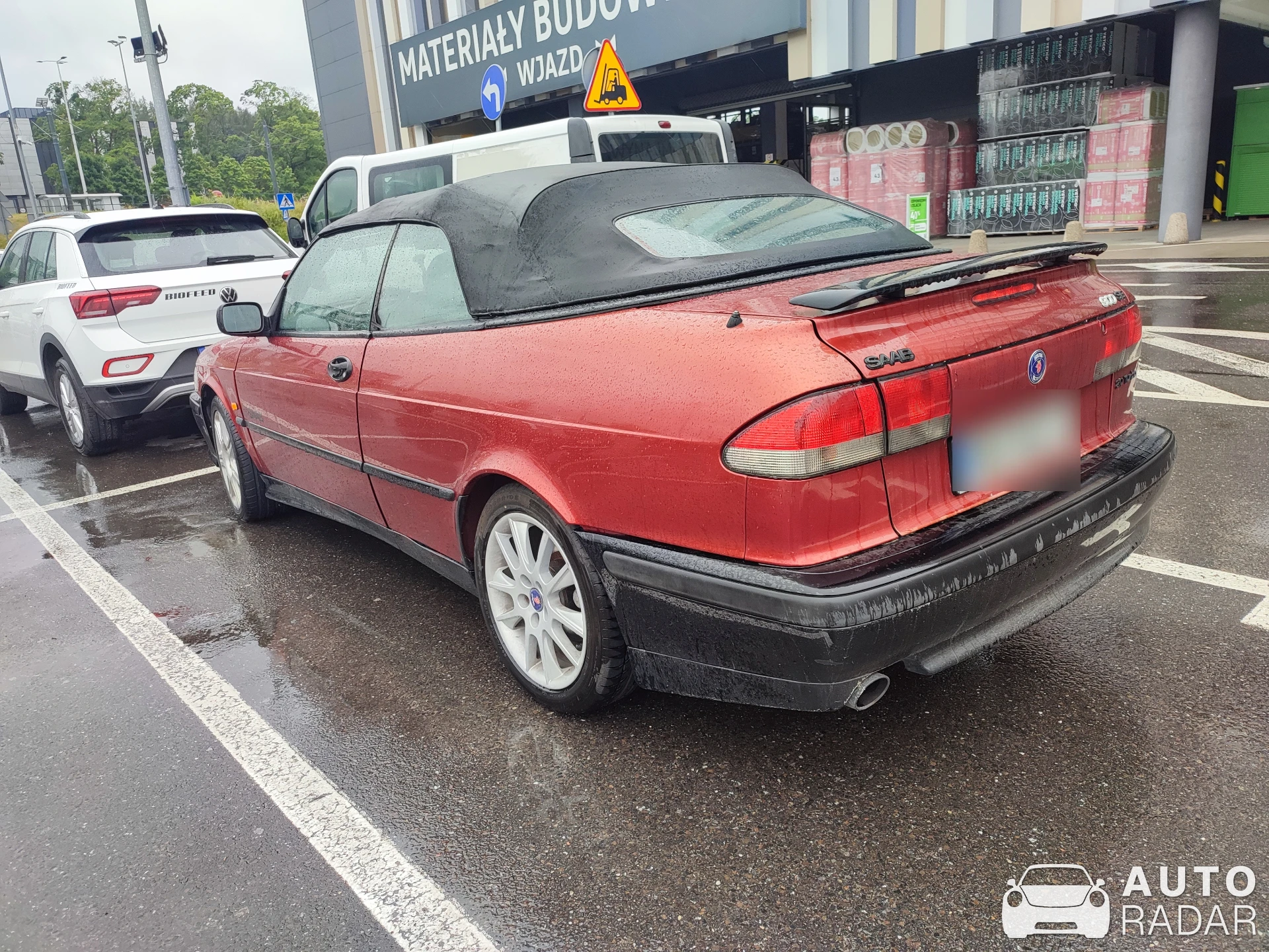 Saab 900 Cabriolet spotted in Olsztyn