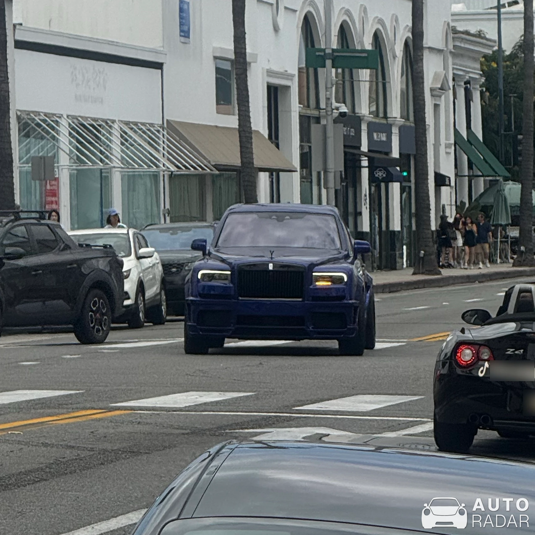 Rolls-Royce Cullinan Black Badge Spofec Overdose spotted in Beverly Hills