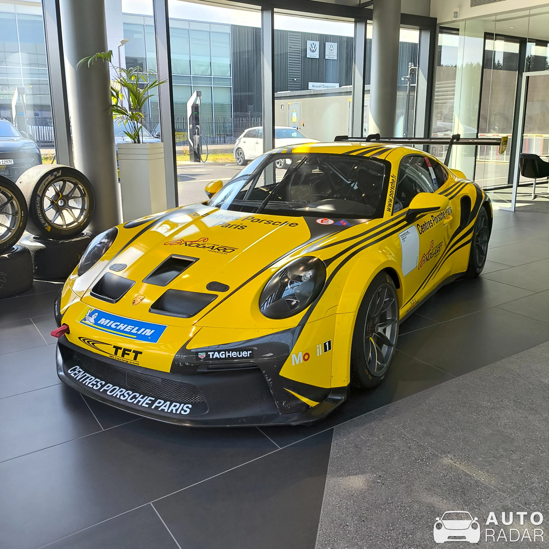 Porsche 992 GT3 Cup spotted in Poissy