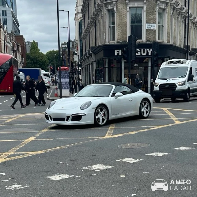Porsche 991 Carrera S Cabriolet MkI spotted in London