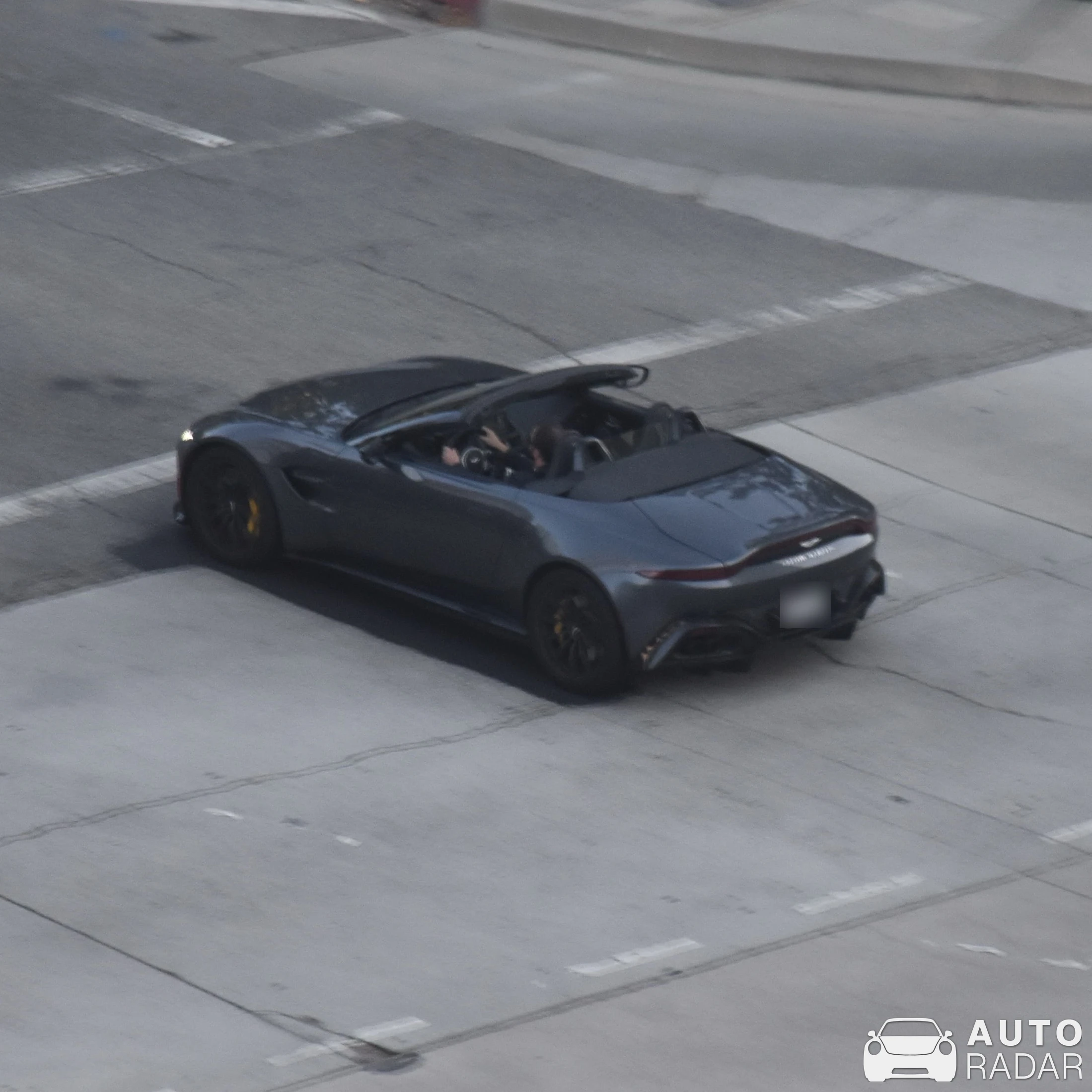 Aston Martin V8 Vantage Roadster spotted in Los Angeles