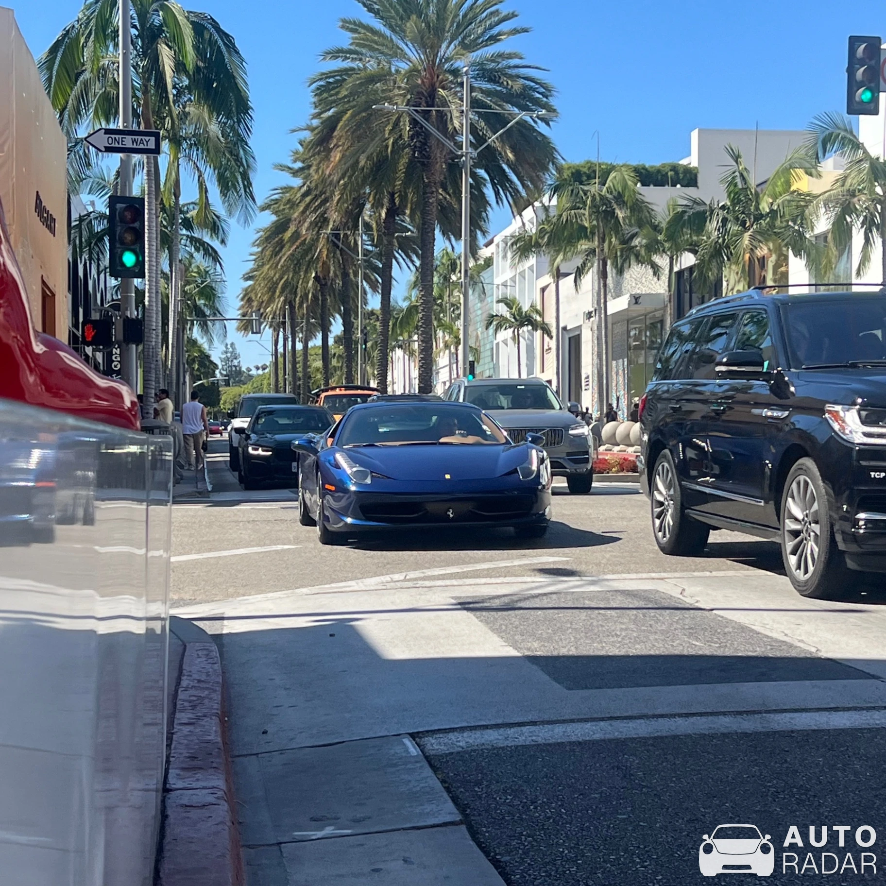 Ferrari 458 Italia spotted in Beverly Hills, United States