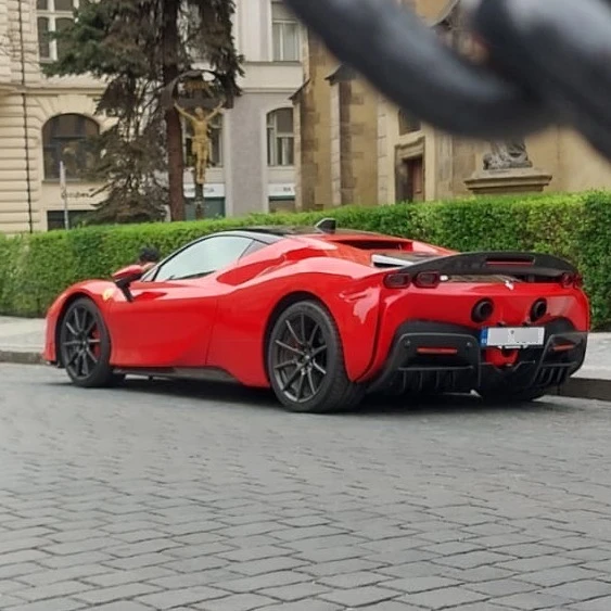 Ferrari SF90 Stradale spotted in Prague, Czechia