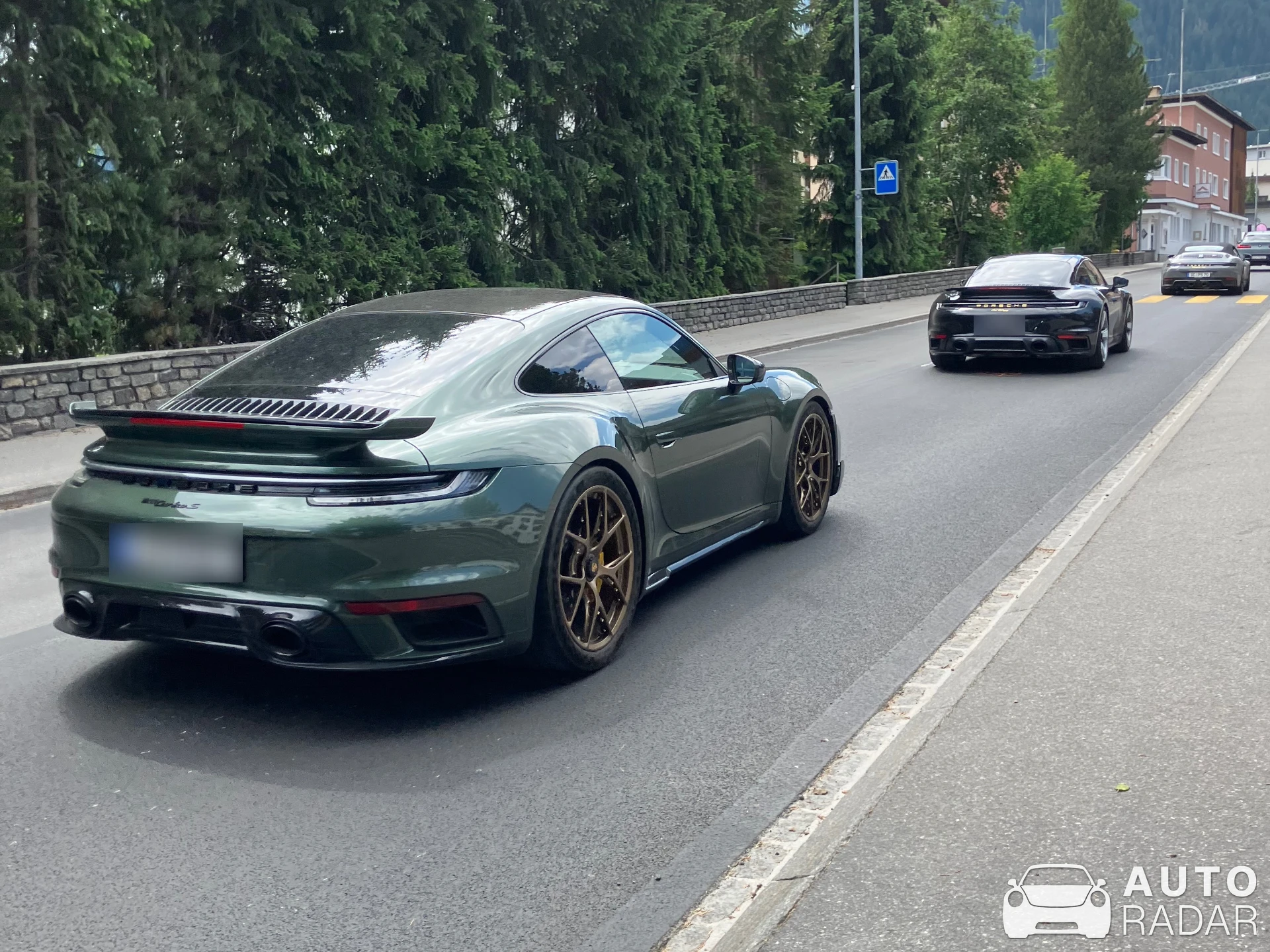 Porsche 992 Turbo S MkI spotted in Davos Dorf