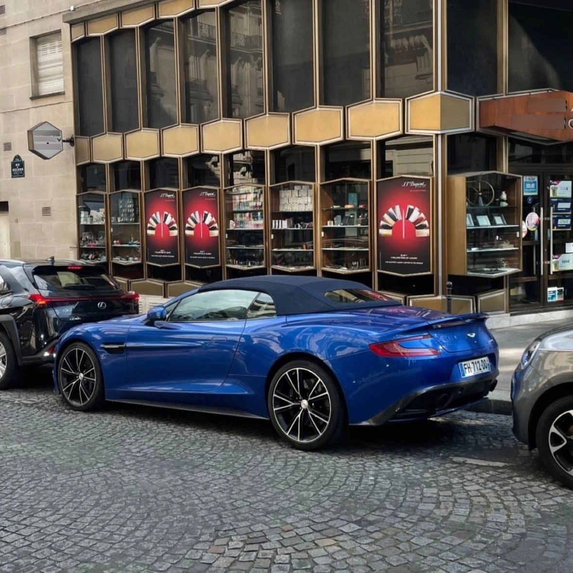 Aston Martin Vanquish S Volante 2017 spotted in Paris, France